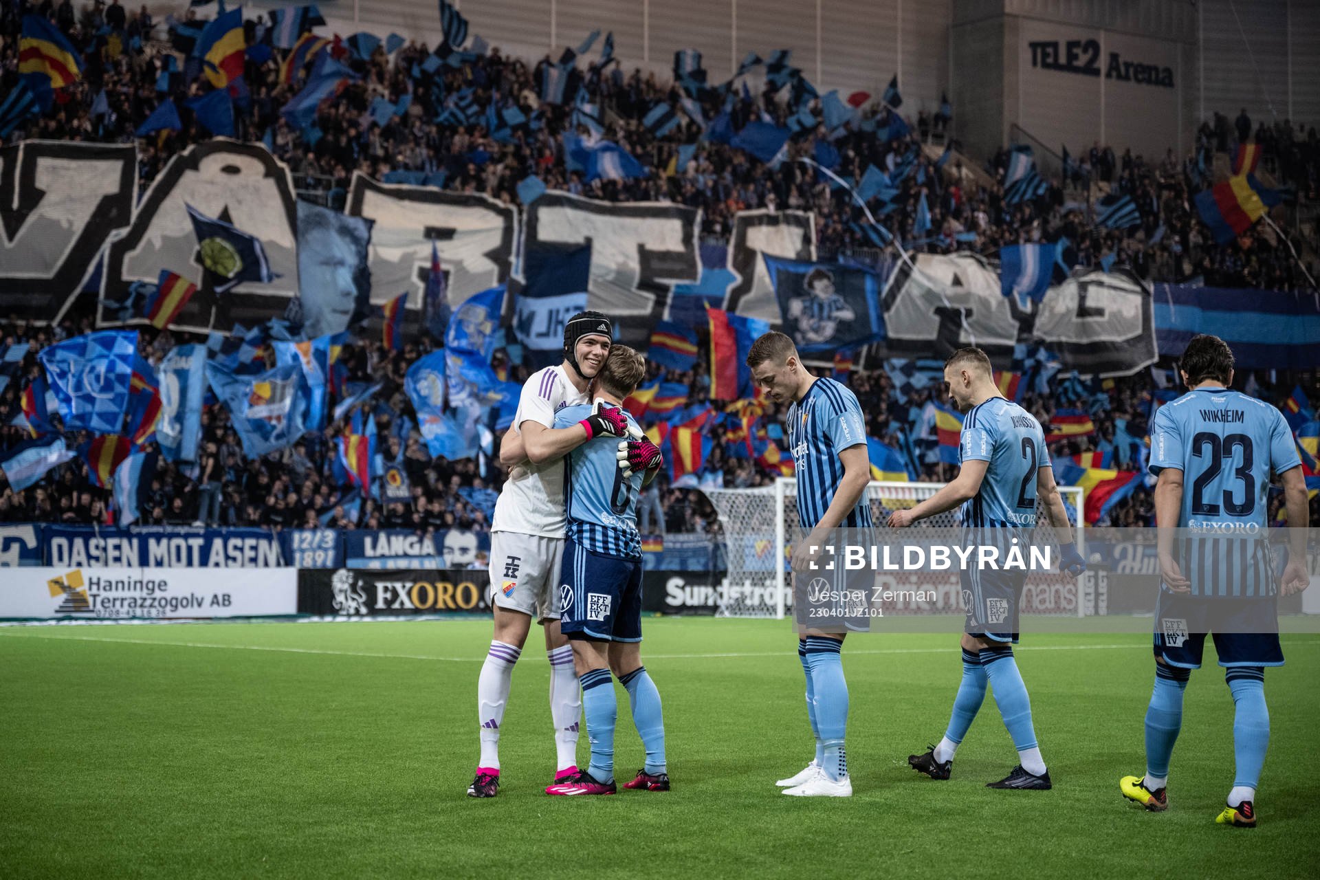 Djurgårdens Jacob Widell Zetterström och Rasmus Schuller