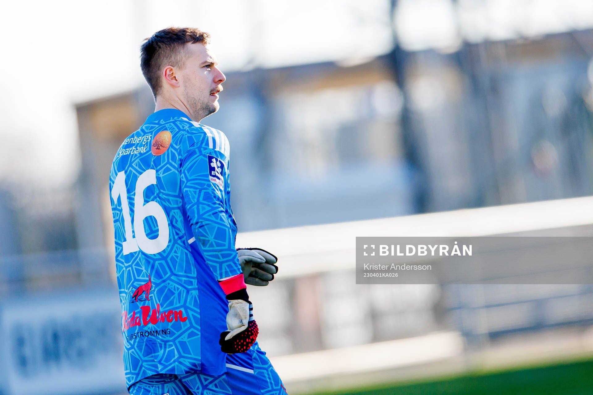 Falkenbergs målvakt Anton Andersson