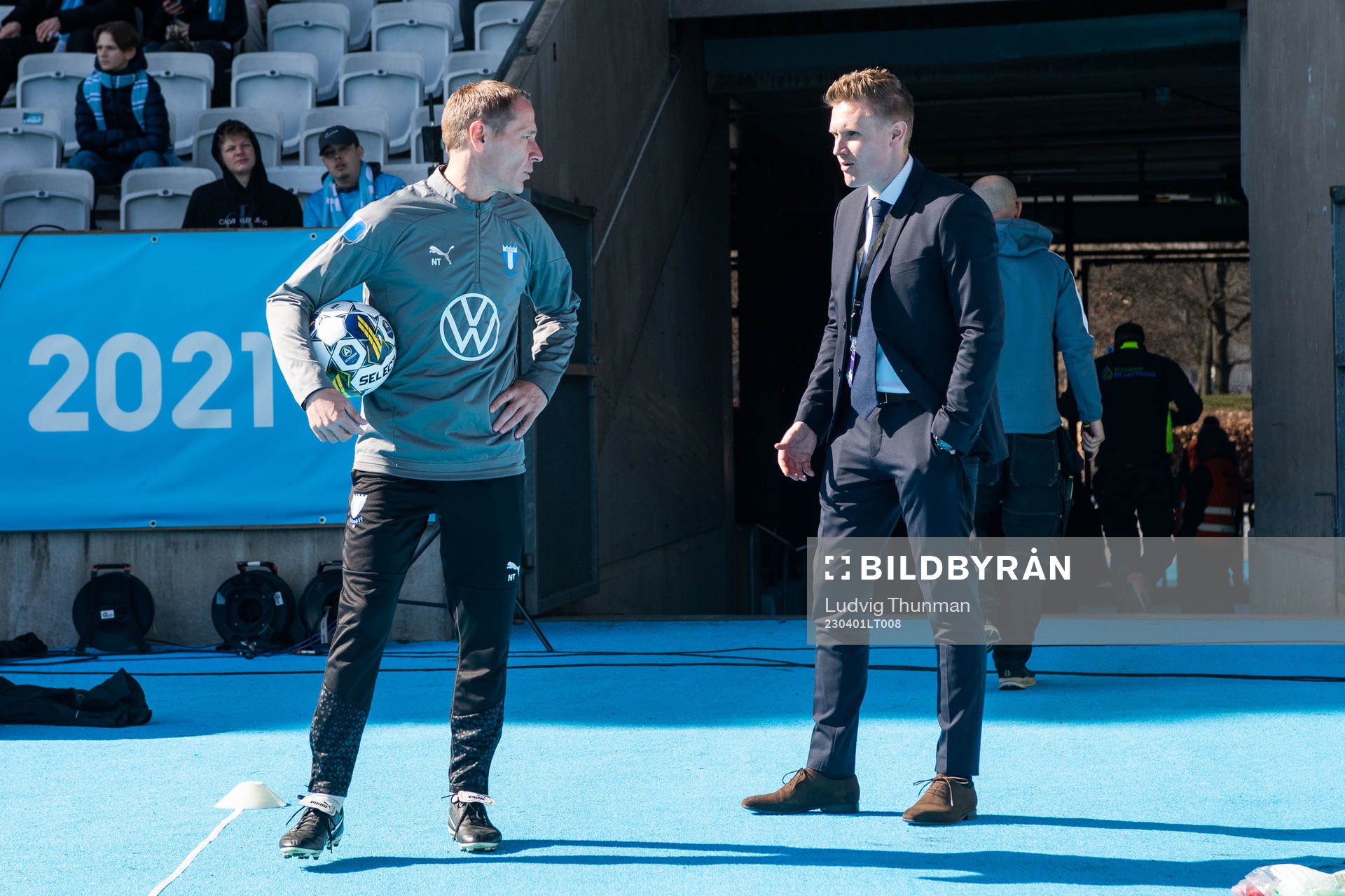 Malmö FFs assisterande tränare Nikola Trajkovic och