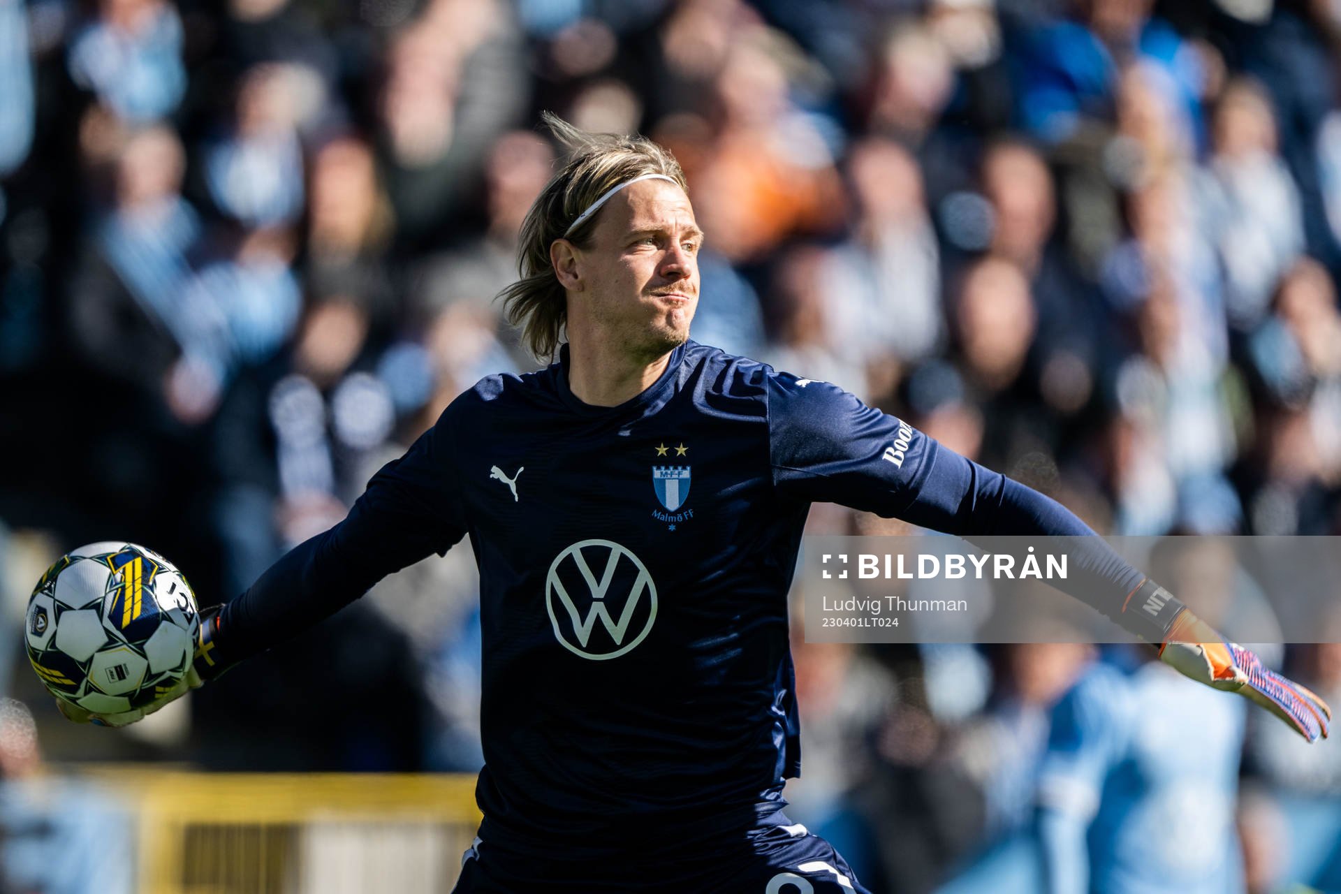 Malmö FFs målvakt Johan Dahlin