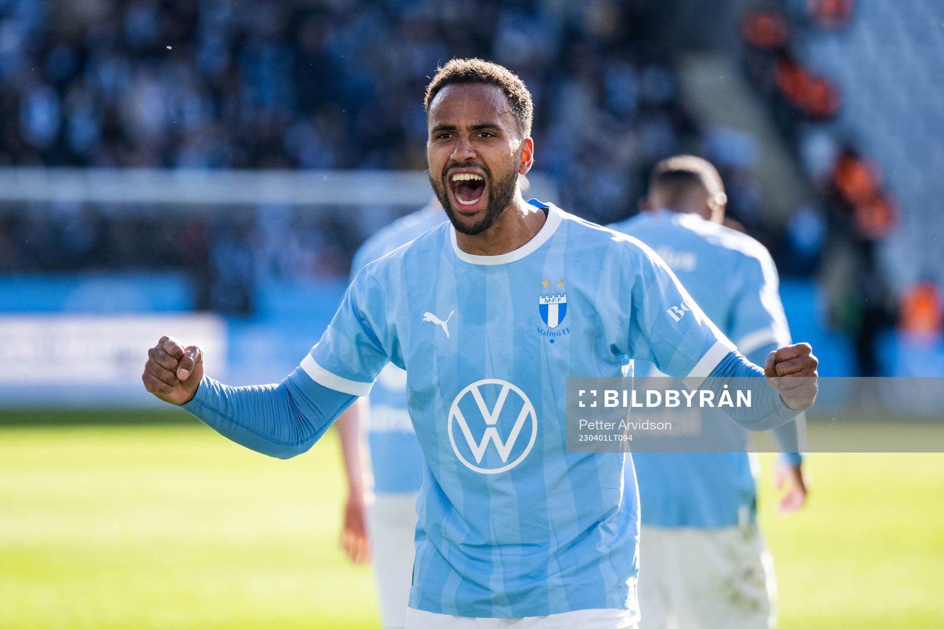 Malmö FFs Isaac Kiese Thelin jublar