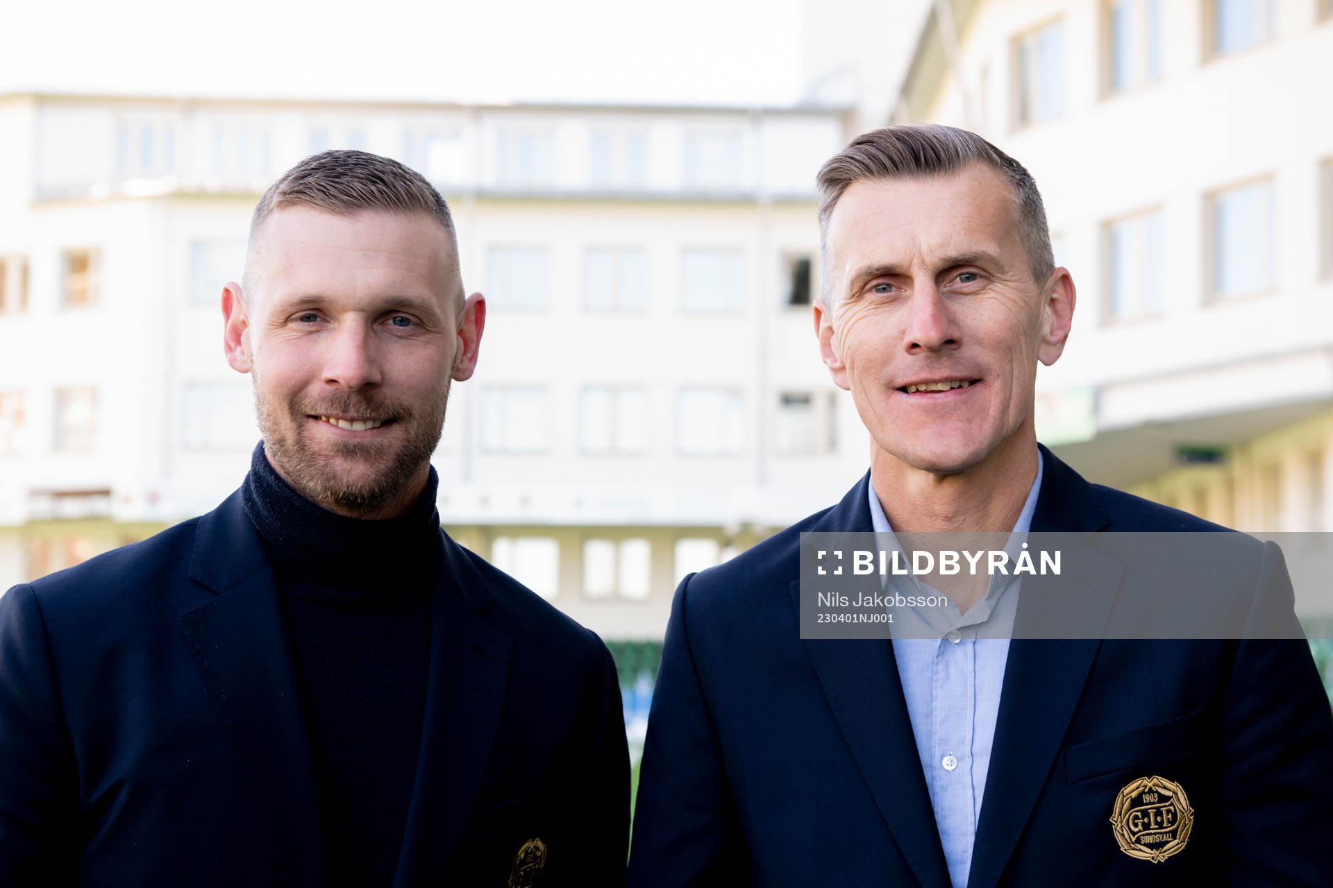 GIF Sundsvalls sportchef Tommy Naurin och klubbchef Karl