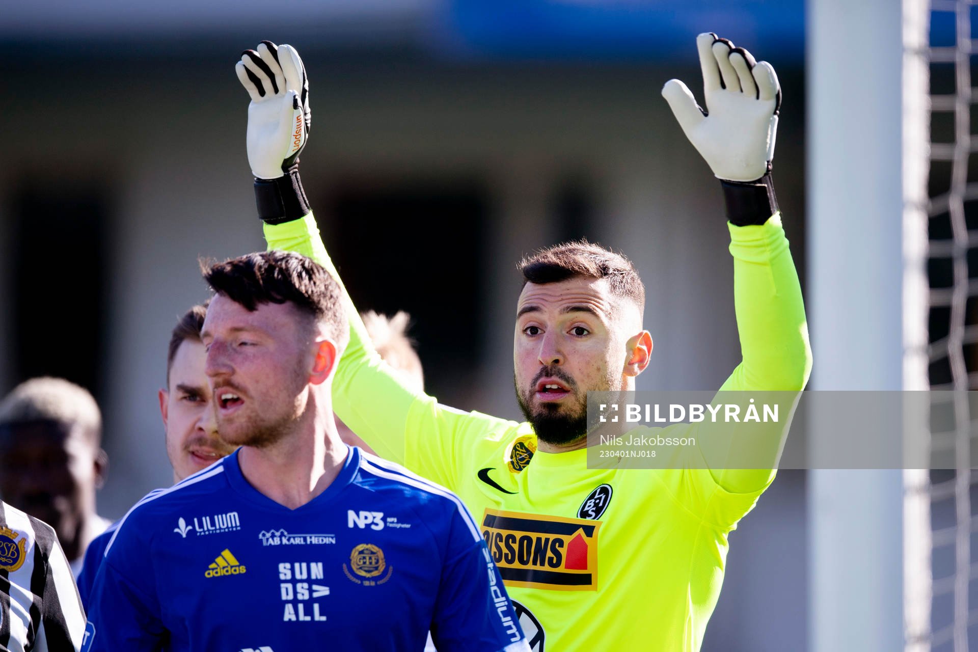 Landskronas målvakt Amr Kaddoura