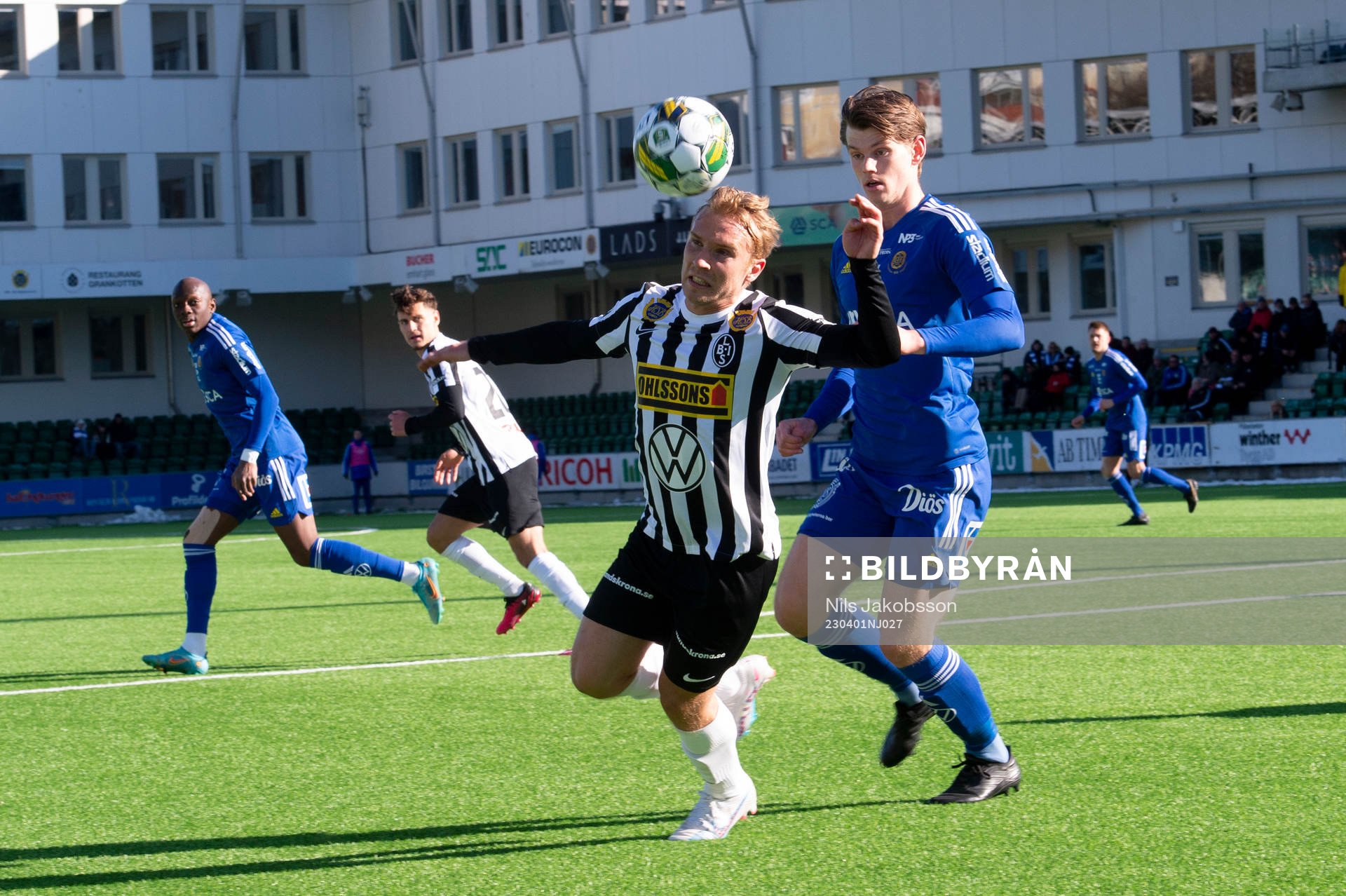 Landskronas Edvin Dahlqvist och GIF Sundsvalls Teodor