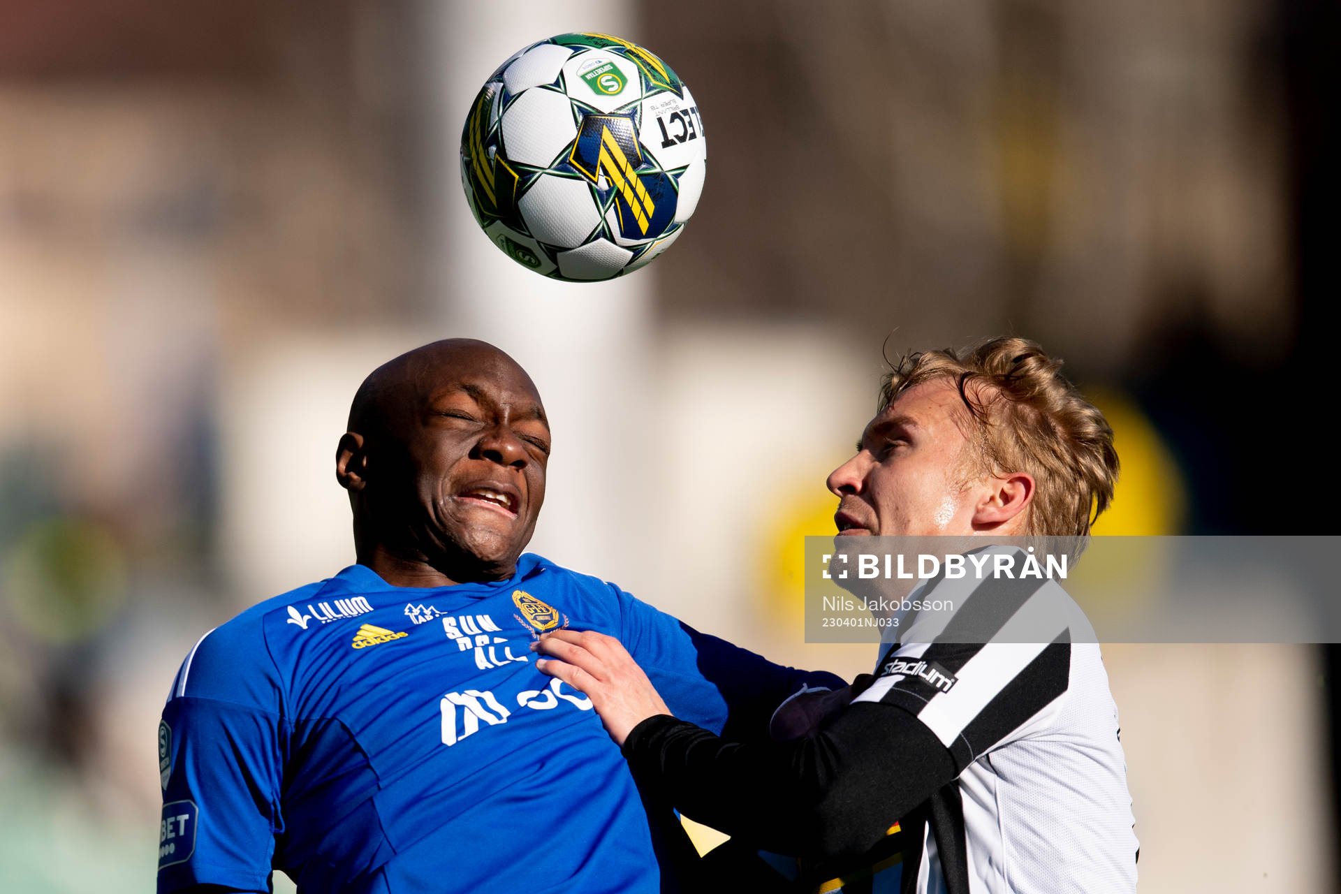 GIF Sundsvalls Moonga Simba och Landskronas Edvin Dahlqvist