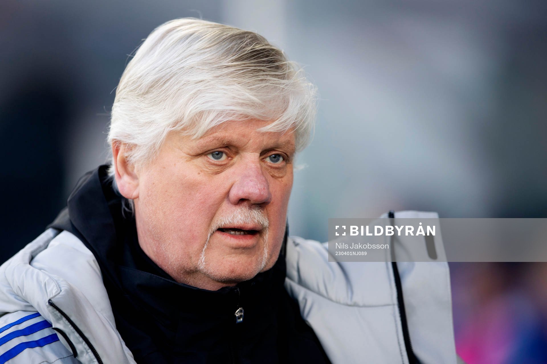 Sundsvalls Materialförvaltare Morgan Eriksson under fotbollsmatchen i Superettan mellan GIF Sundsvall och Landskrona den 1 april 2023 i Sundsvall. 