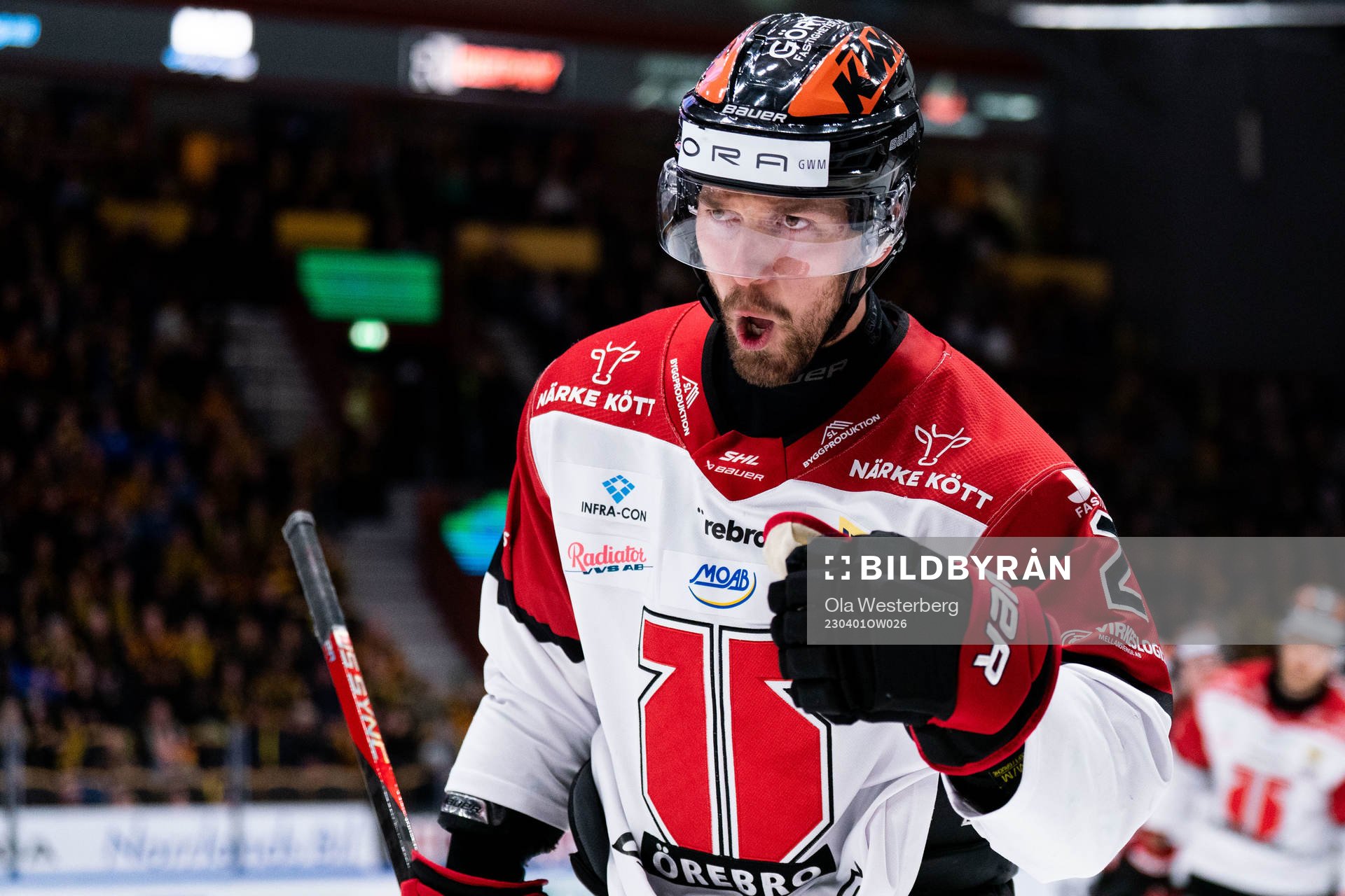 Örebros Rasmus Rissanen jublar