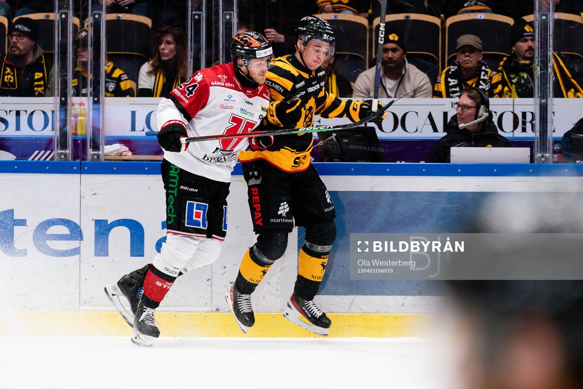 Örebros Jani Lajunen och Skellefteås Elias Salomonsson