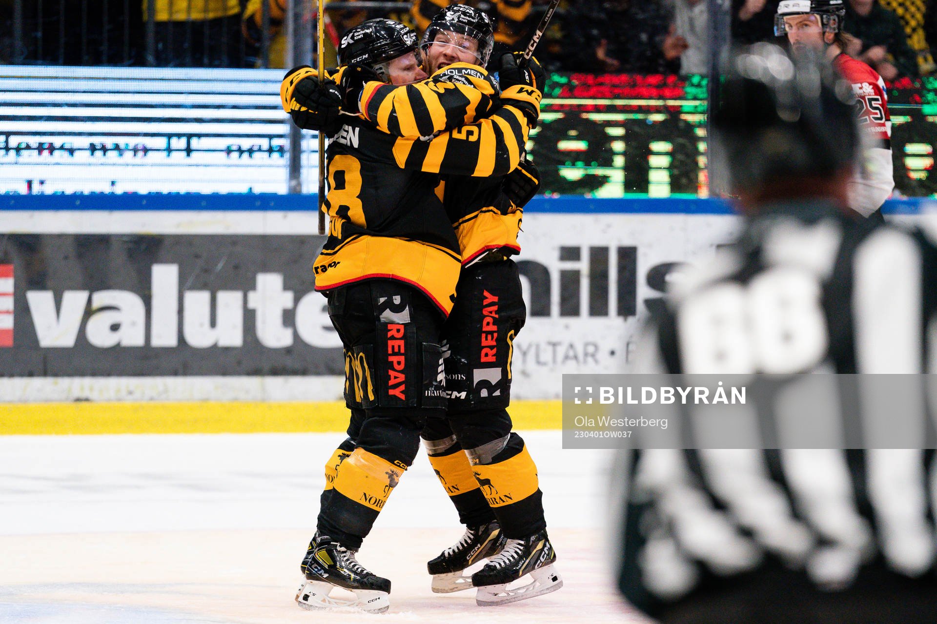 Skellefteå AIKs Oskar Nilsson och Filip Sandberg