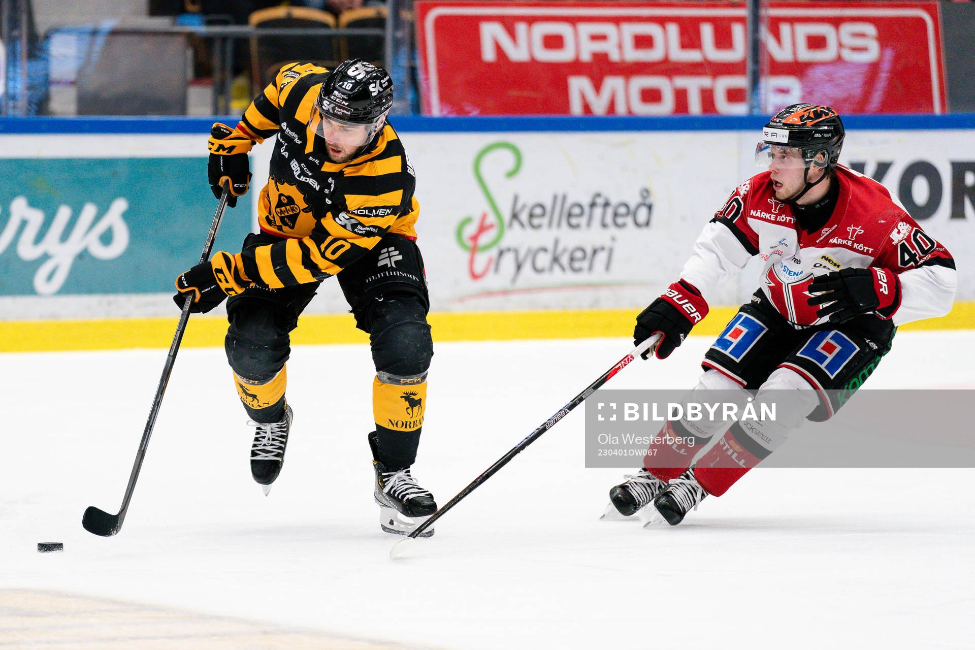Skellefteås Joakim Lindström och Örebros Elias Ekström