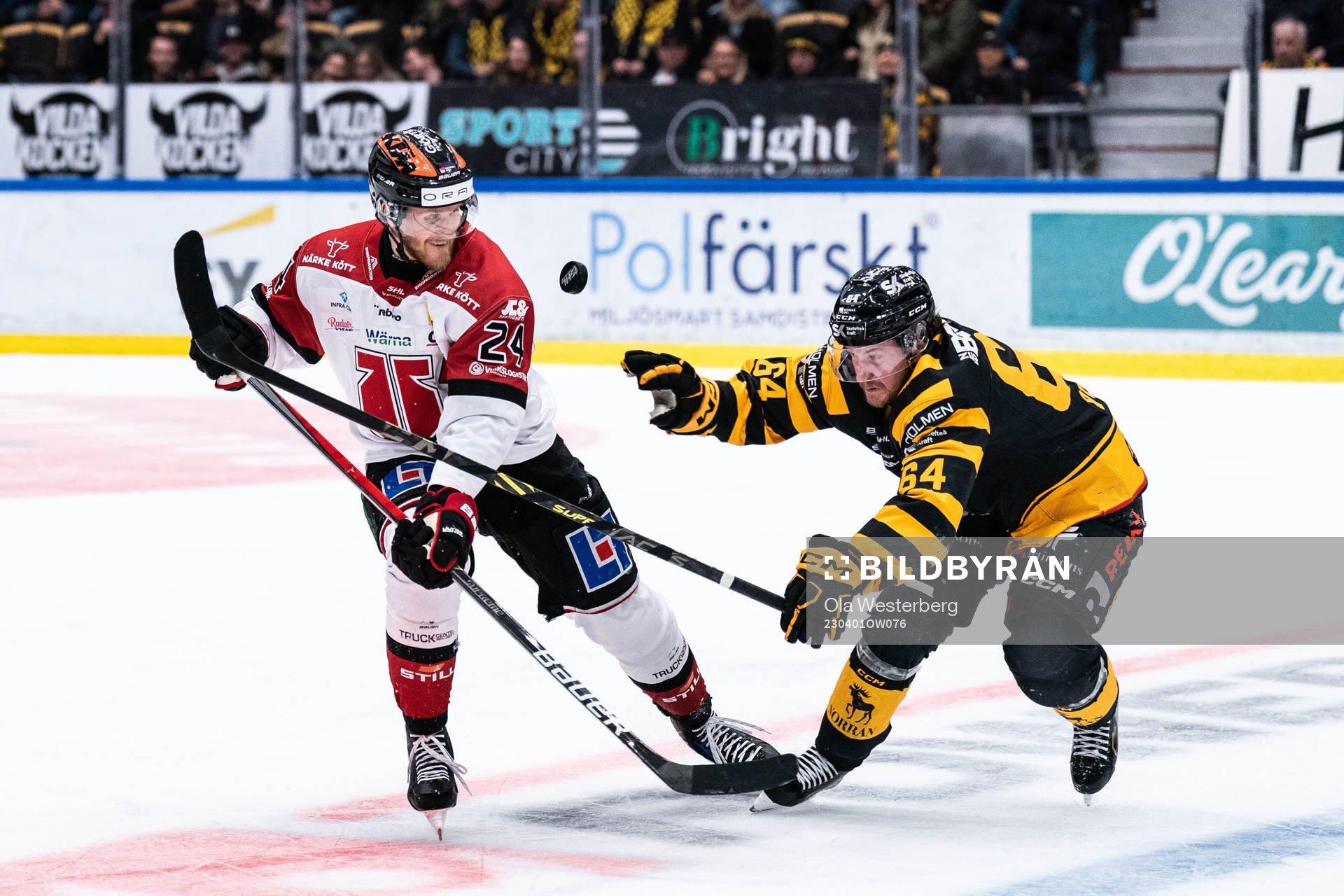 Örebros Jani Lajunen och Skellefteås Jonathan Pudas