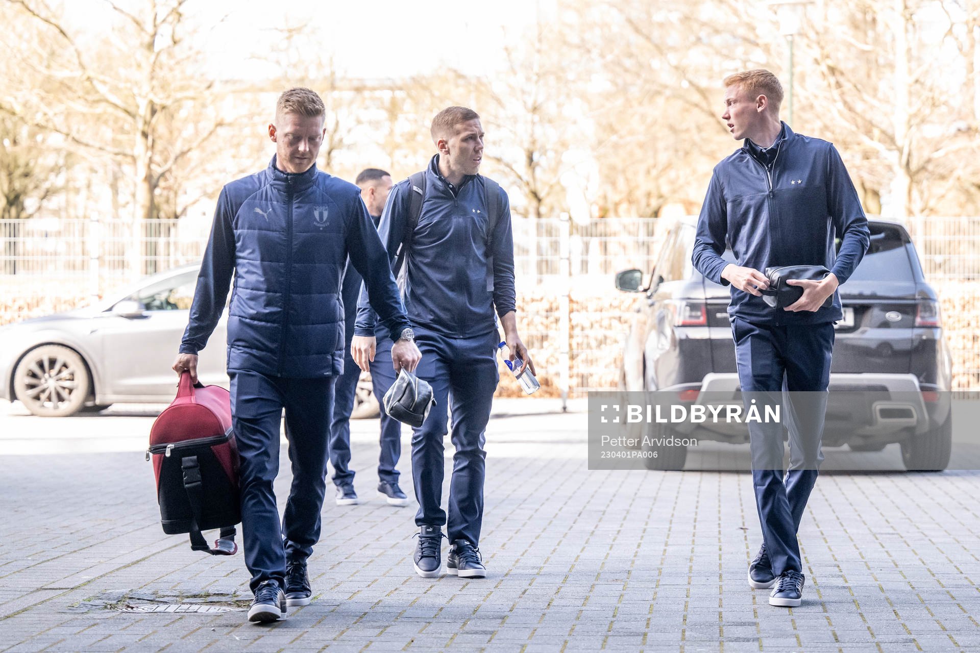 Malmö FFs Anders Christiansen, Anton Tinnerholm och Hugo