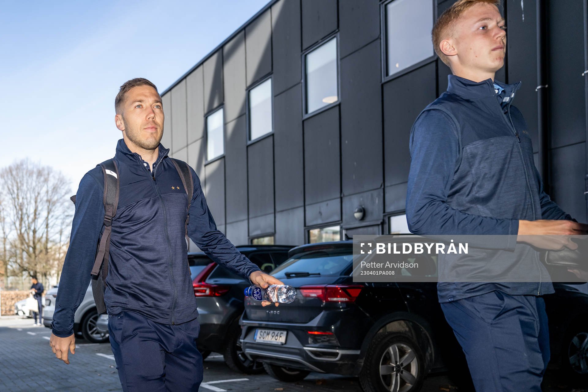 Malmö FFs Anton Tinnerholm och Hugo Larsson