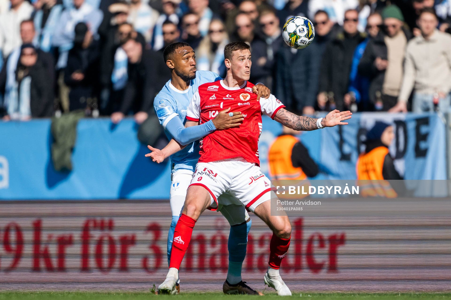 Malmö FFs Derek Cornelius och Kalmars Mileta Rajovic