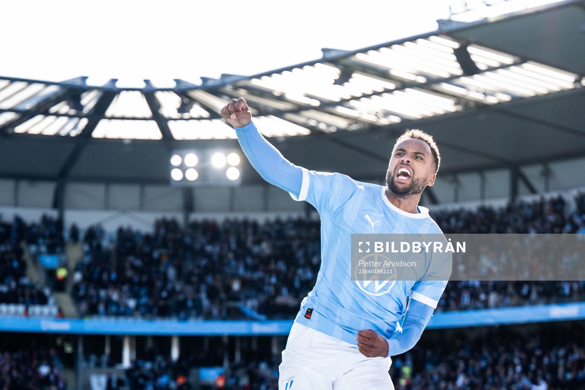 Malmö FFs Isaac Kiese Thelin jublar