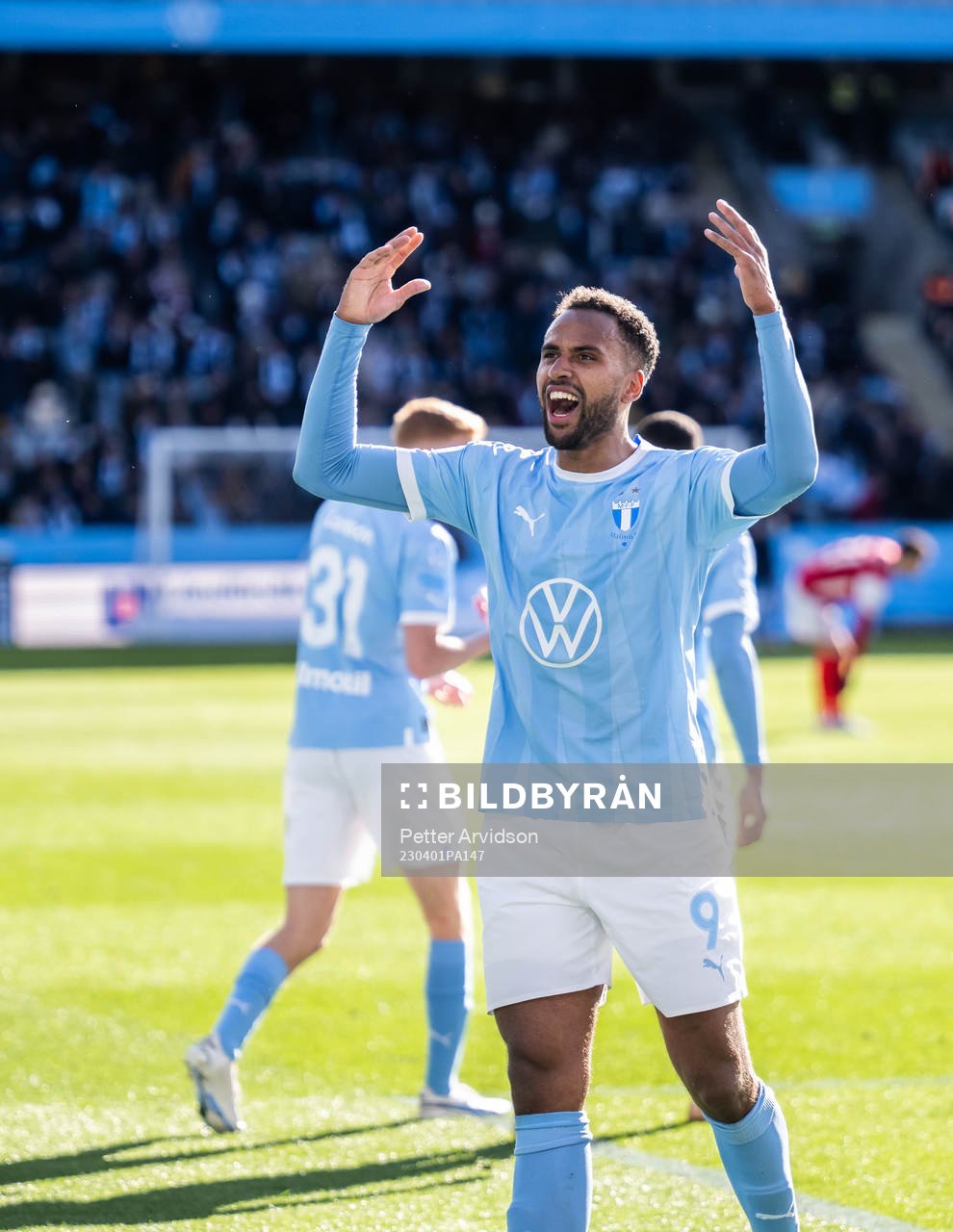 Malmö FFs Isaac Kiese Thelin jublar