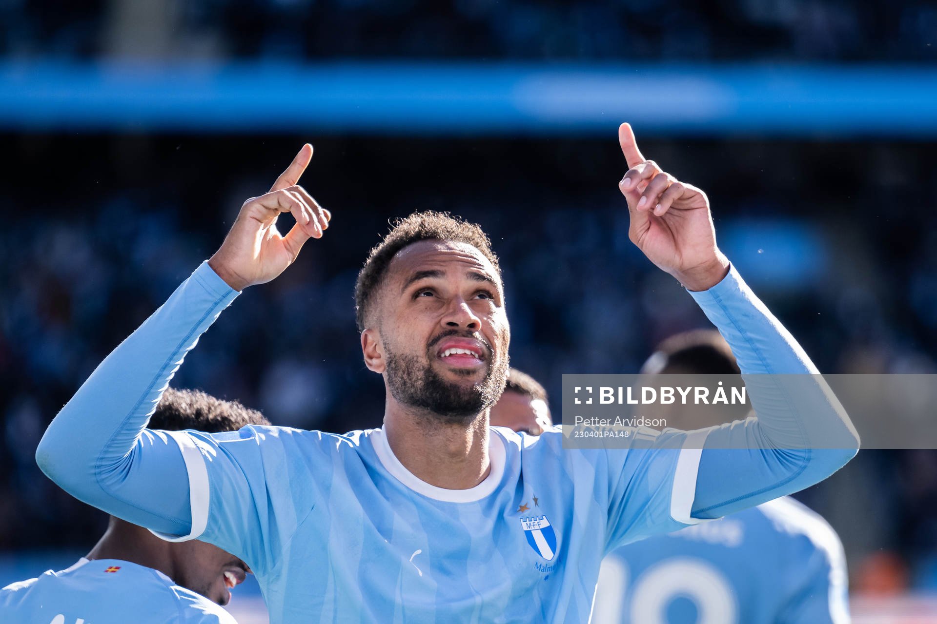 Malmö FFs Isaac Kiese Thelin jublar