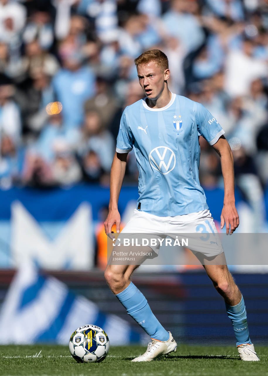 Malmö FFs Hugo Larsson