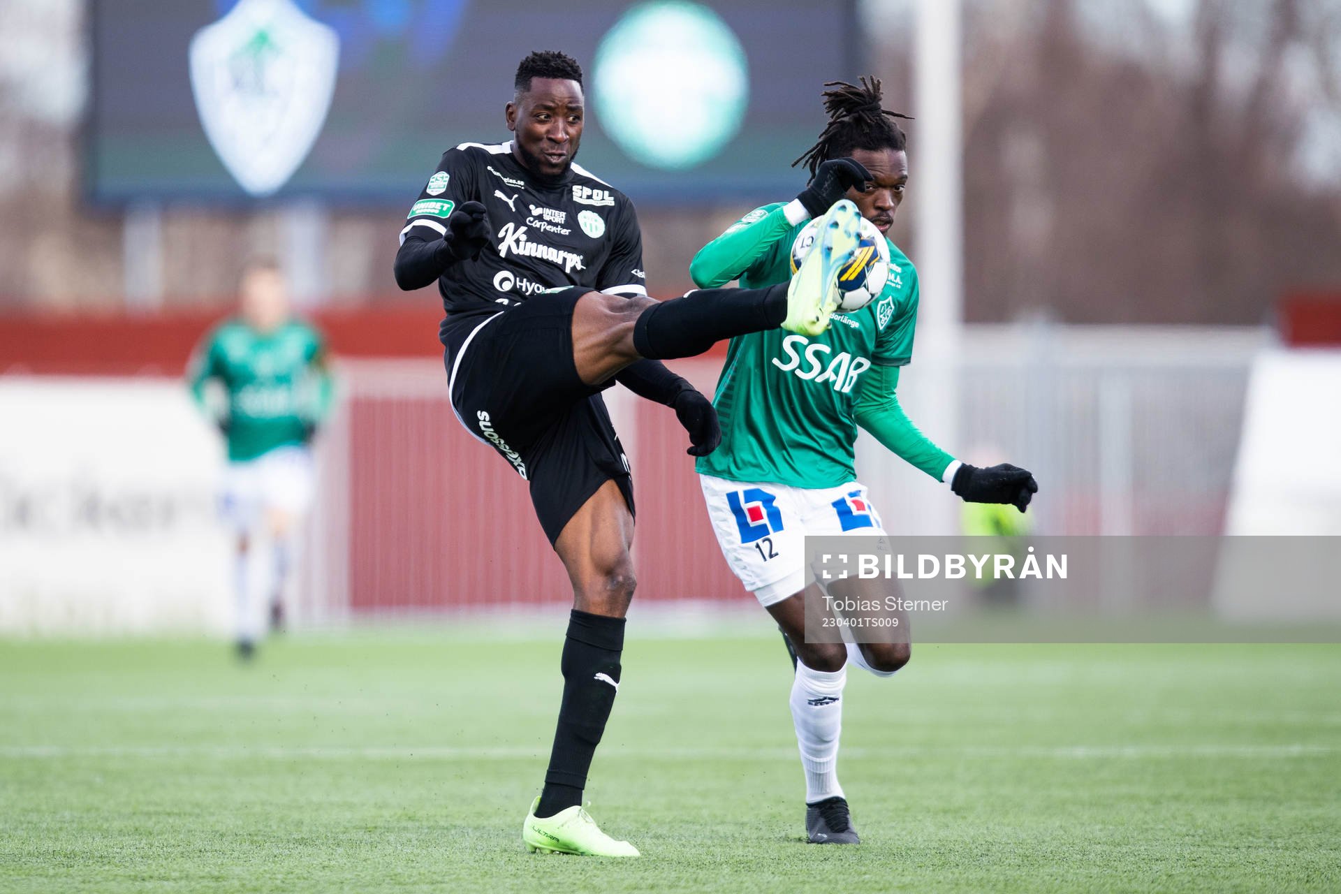 Västerås SKs Frederic Nsabiyumva och Brages Ieltsin