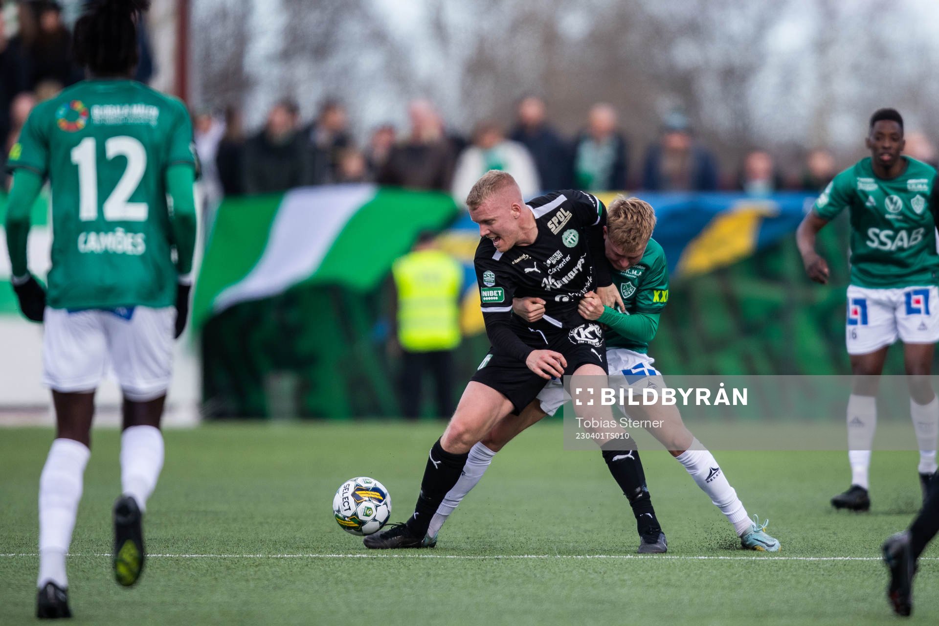 Västerås SKs Simon Johansson och Brages Malte Persson