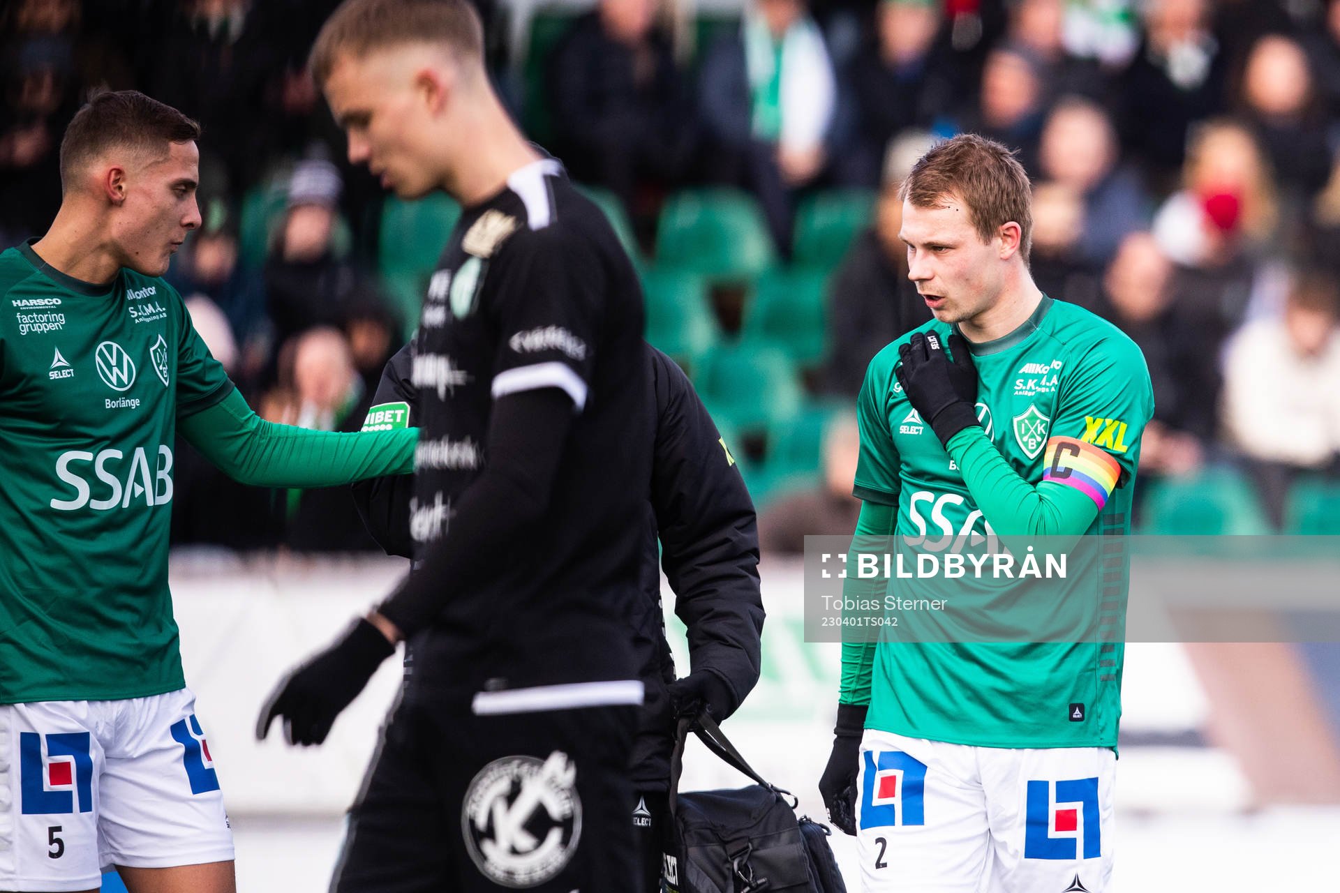 Brages Alexander Zetterström har ont