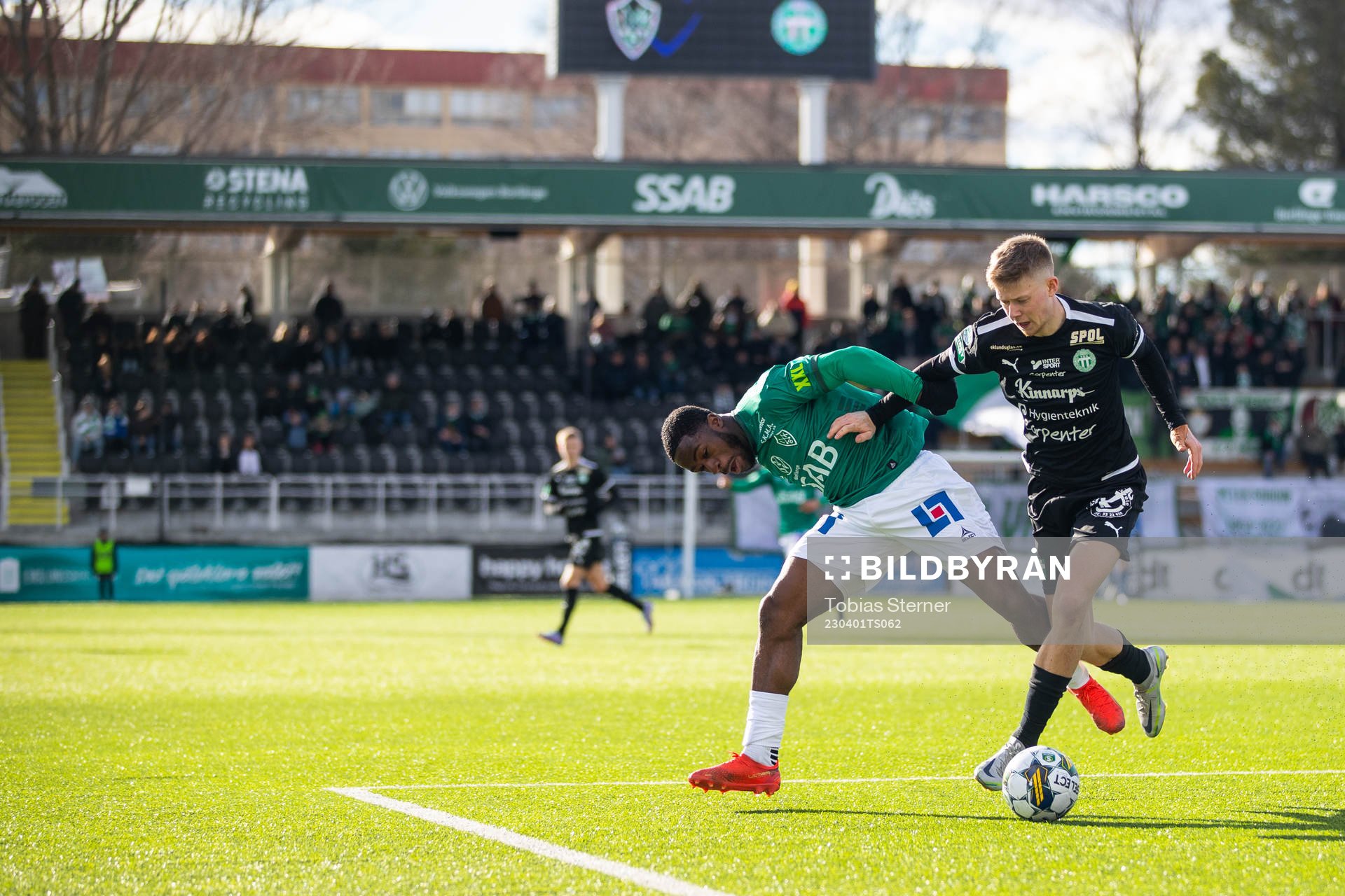 Brages Kevin Appiah Nyarko och Västerås SKs Patric Åslund