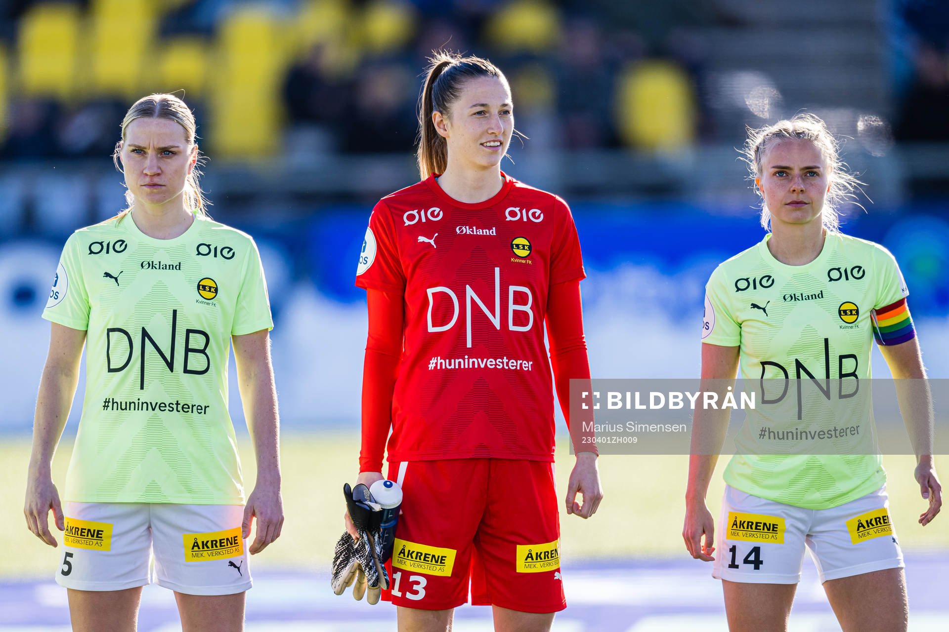 Camilla Huseby, goalkeeper Cecilie Hauståker Fiskerstrand