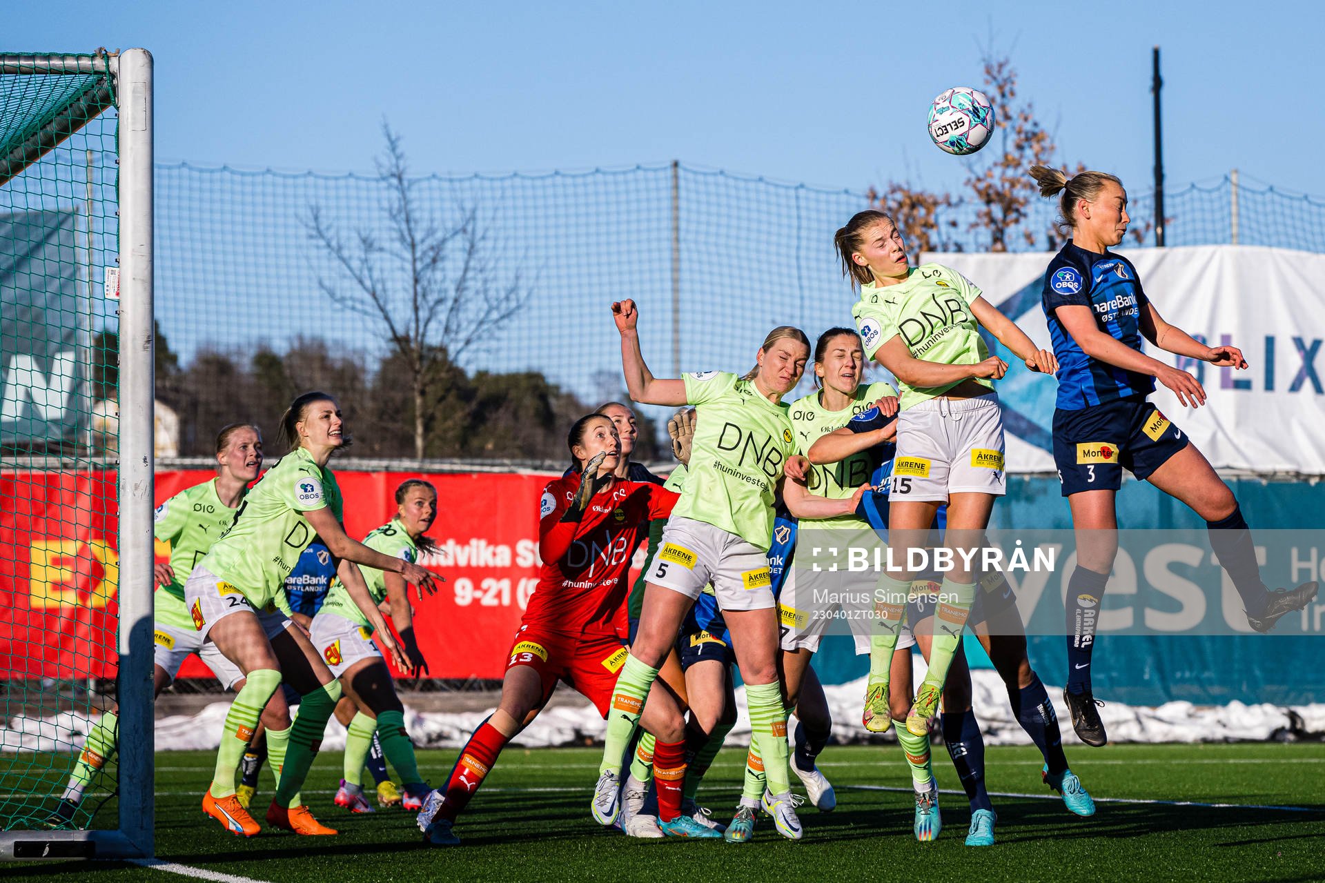 Camilla Huseby, Mille Ivi Christensen of LSK Kvinner and