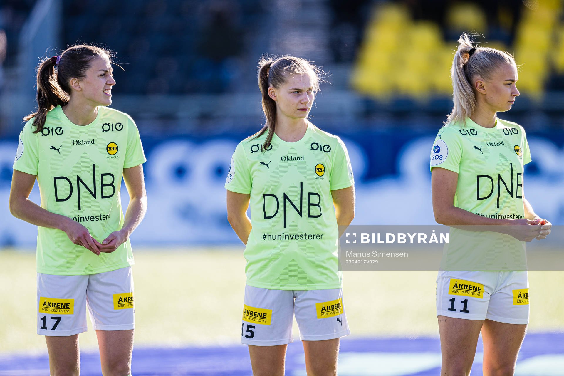 Emma Stølen Godø, Mille Ivi Christensen and Thea Kyvåg