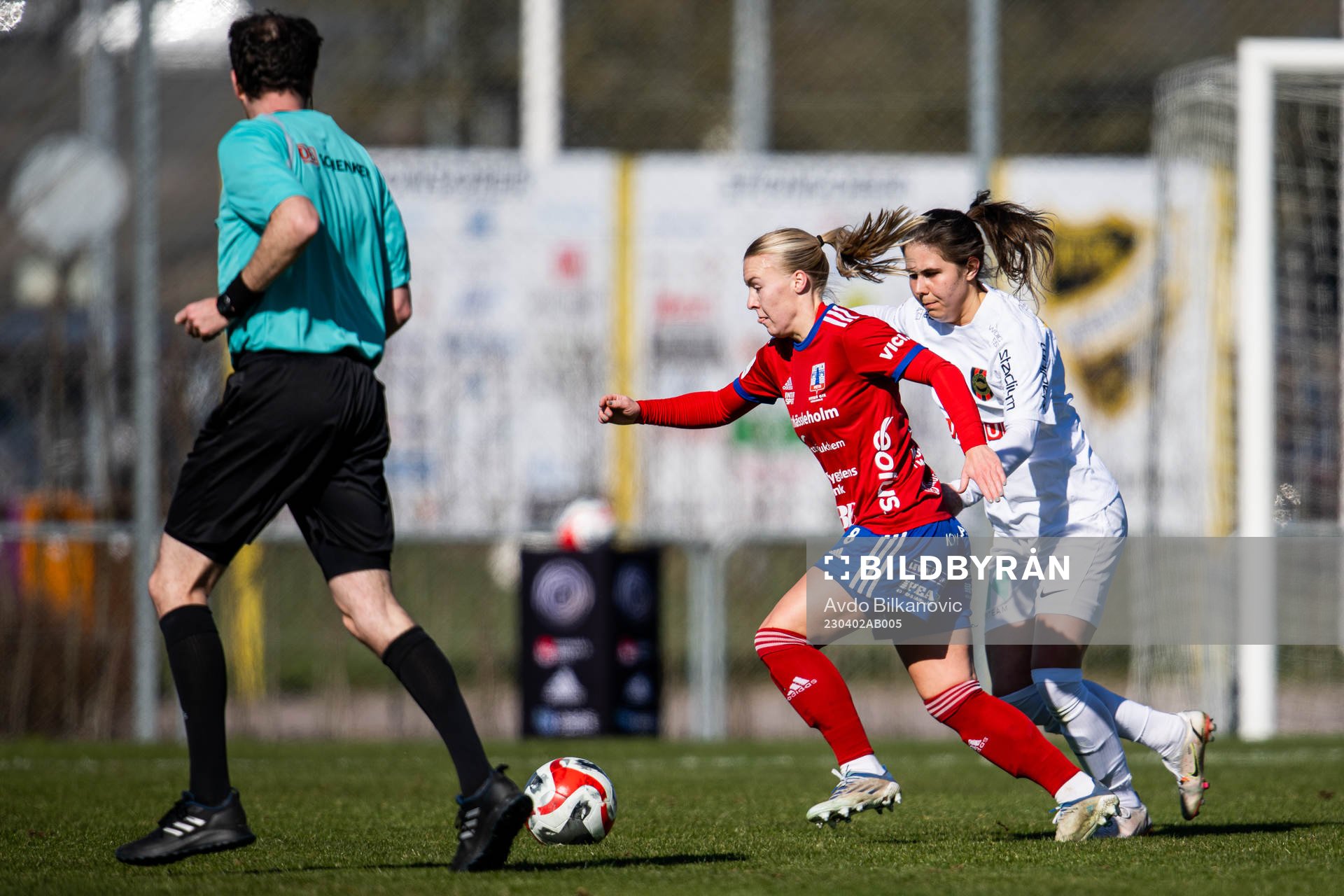 Vittsjös Elisabet Klinga och Brommapojkarnas Julia Olsson