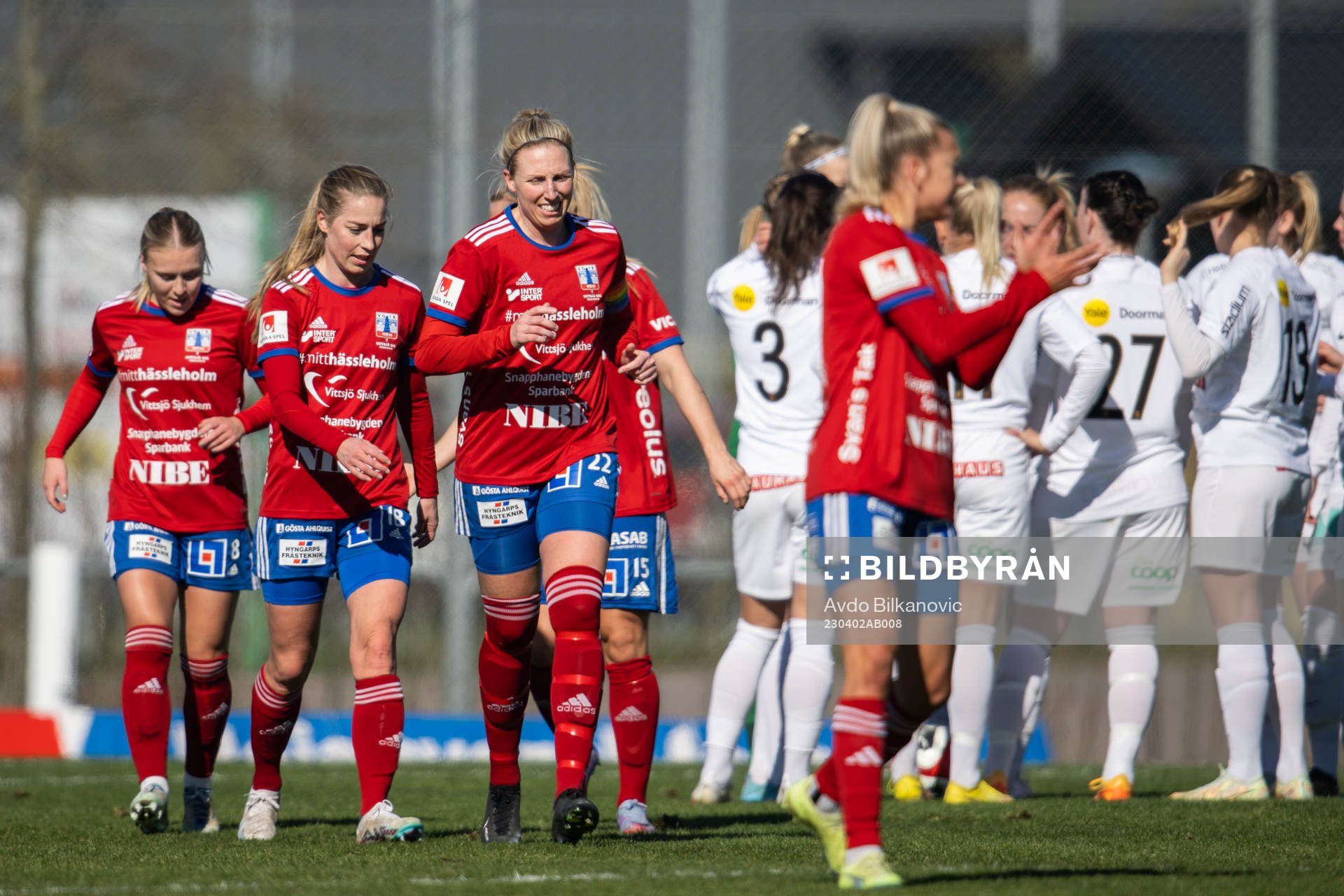 Vittsjös spelare jublar