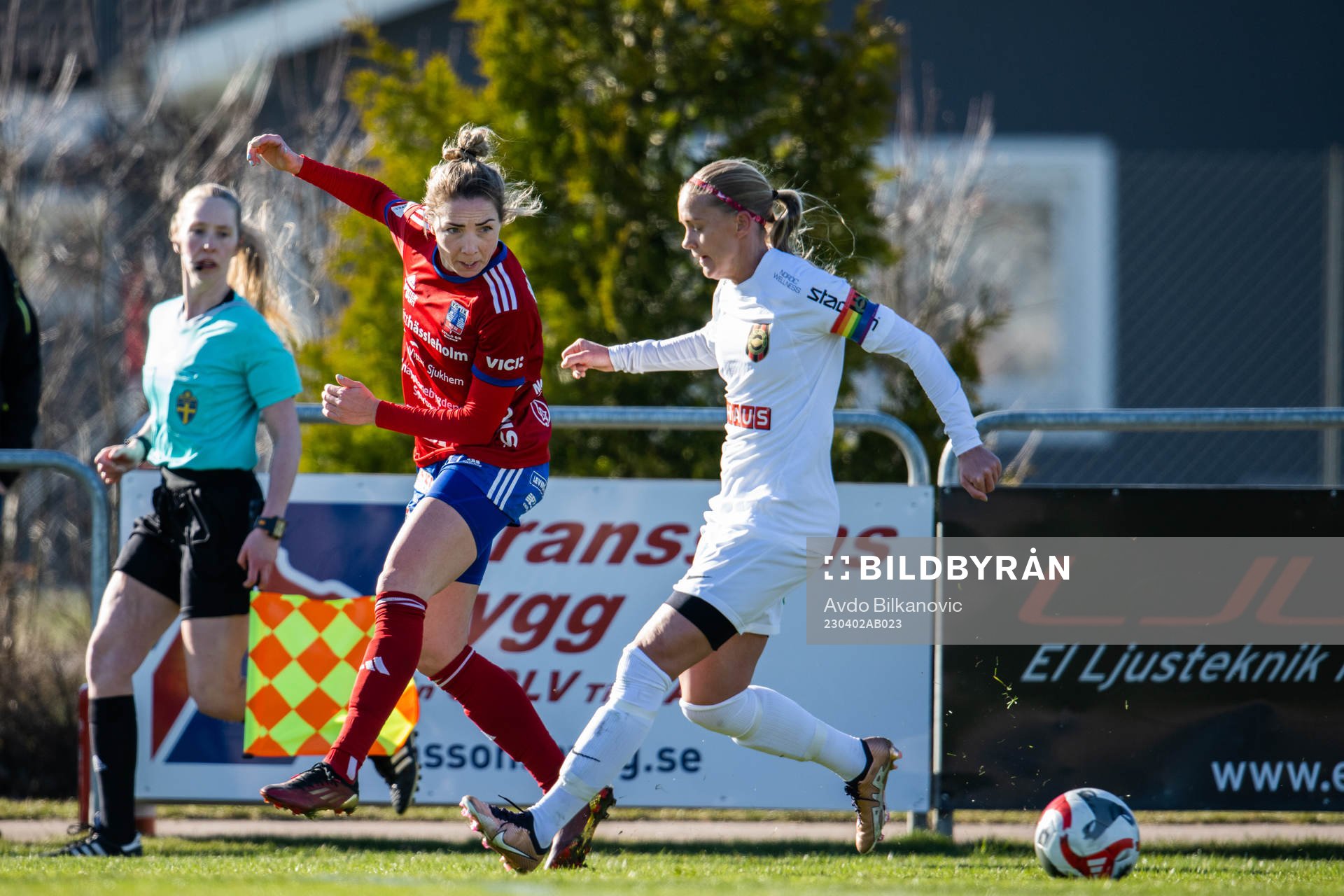 Vittsjös Clara Markstedt och Brommapojkarnas Elsa Karlsson