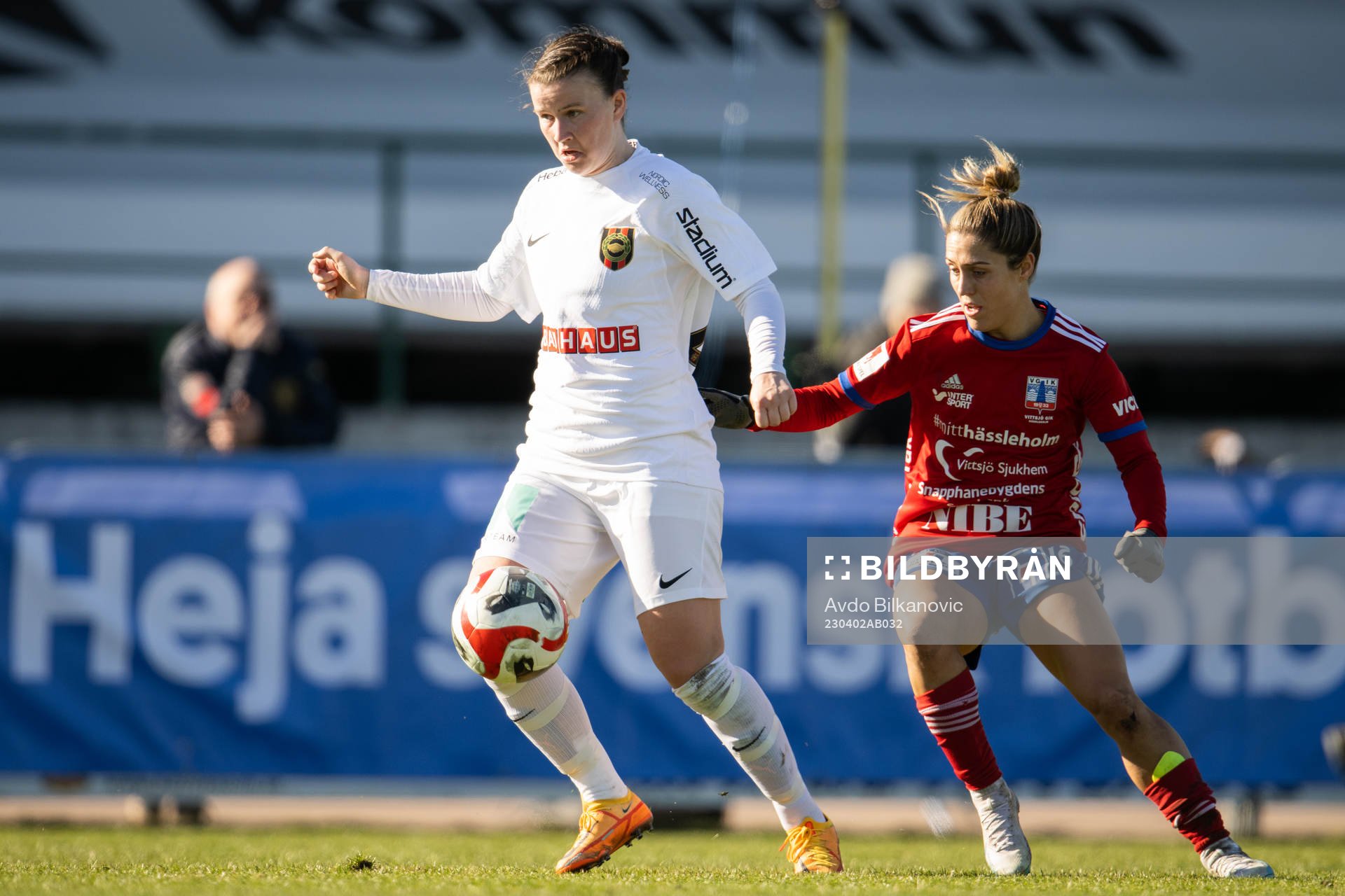 Vittsjös Katrina Gorry och Brommapojkarnas Frida Boriero