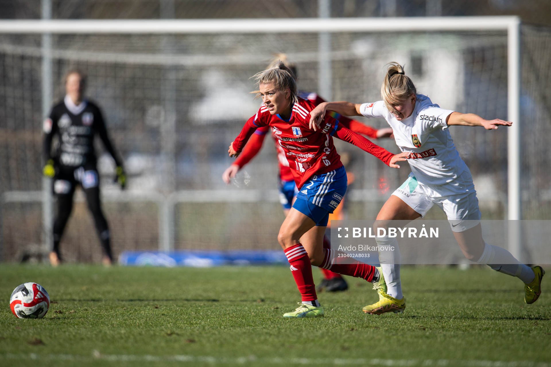Vittsjös Charlotte Grant och Brommapojkarnas Ellen Toivio