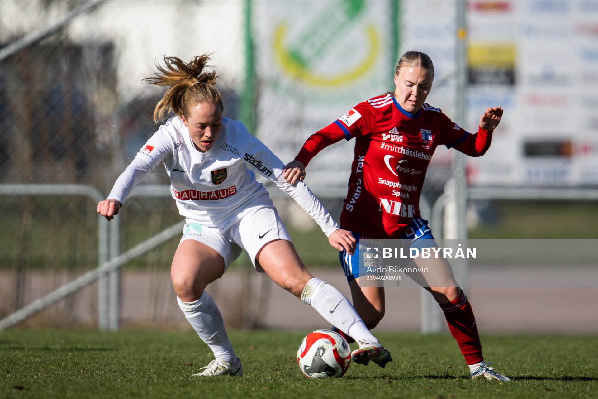Vittsjös Jutta Rantala och Brommapojkarnas Alice Ahlberg