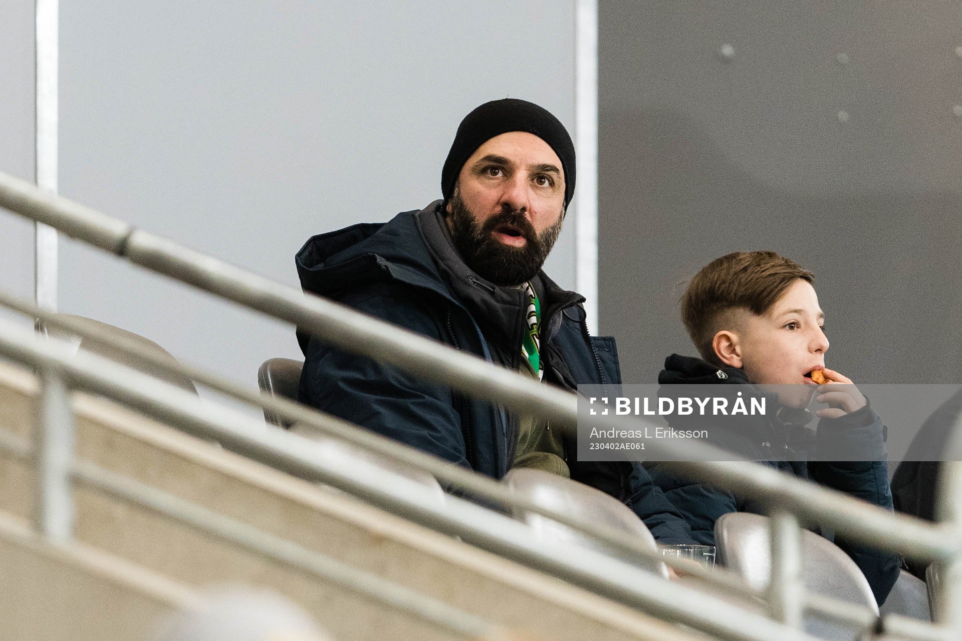 Kennedy Bakircioglu på läktaren