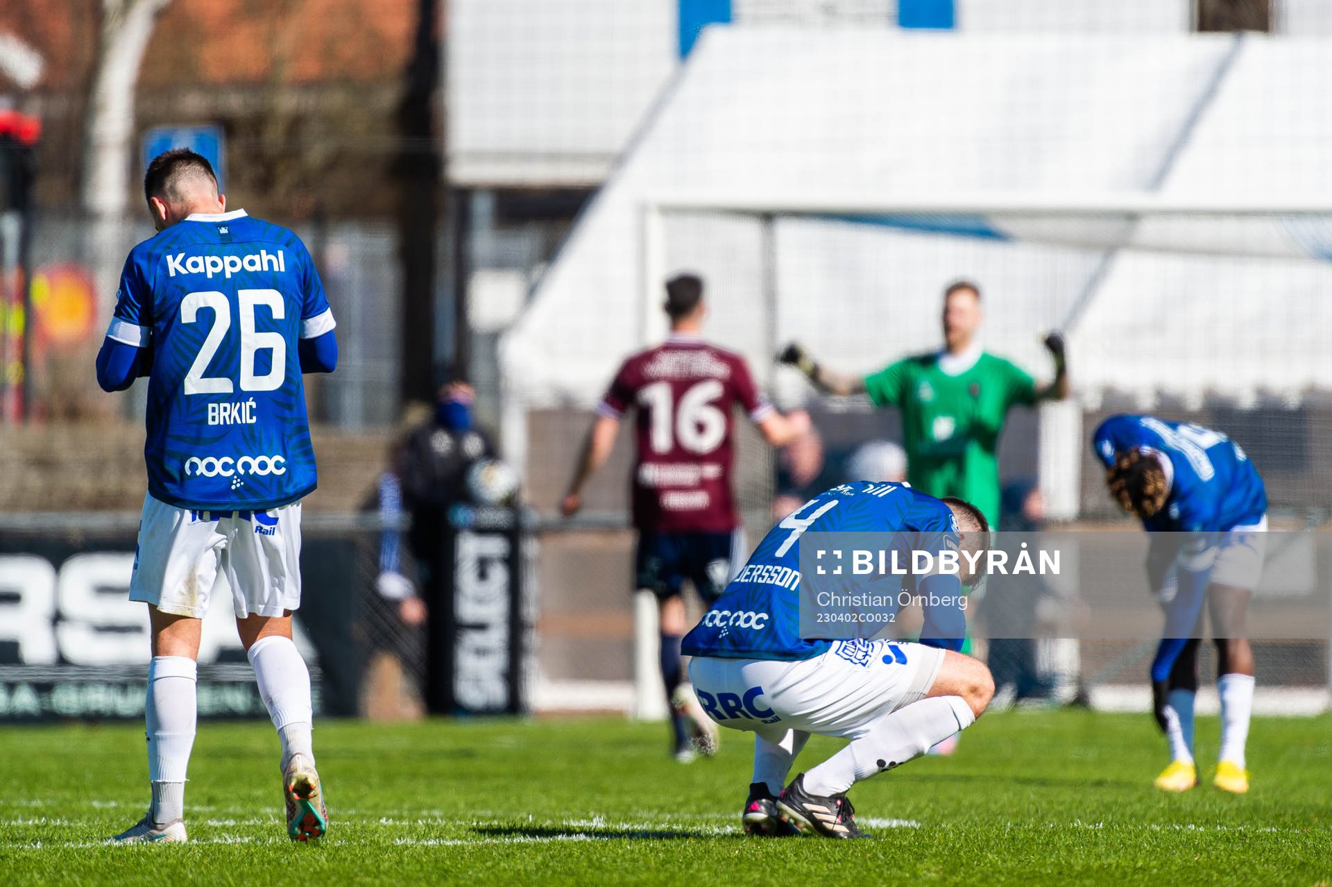 Trelleborgs Haris Brkic och Mattias Andersson deppar