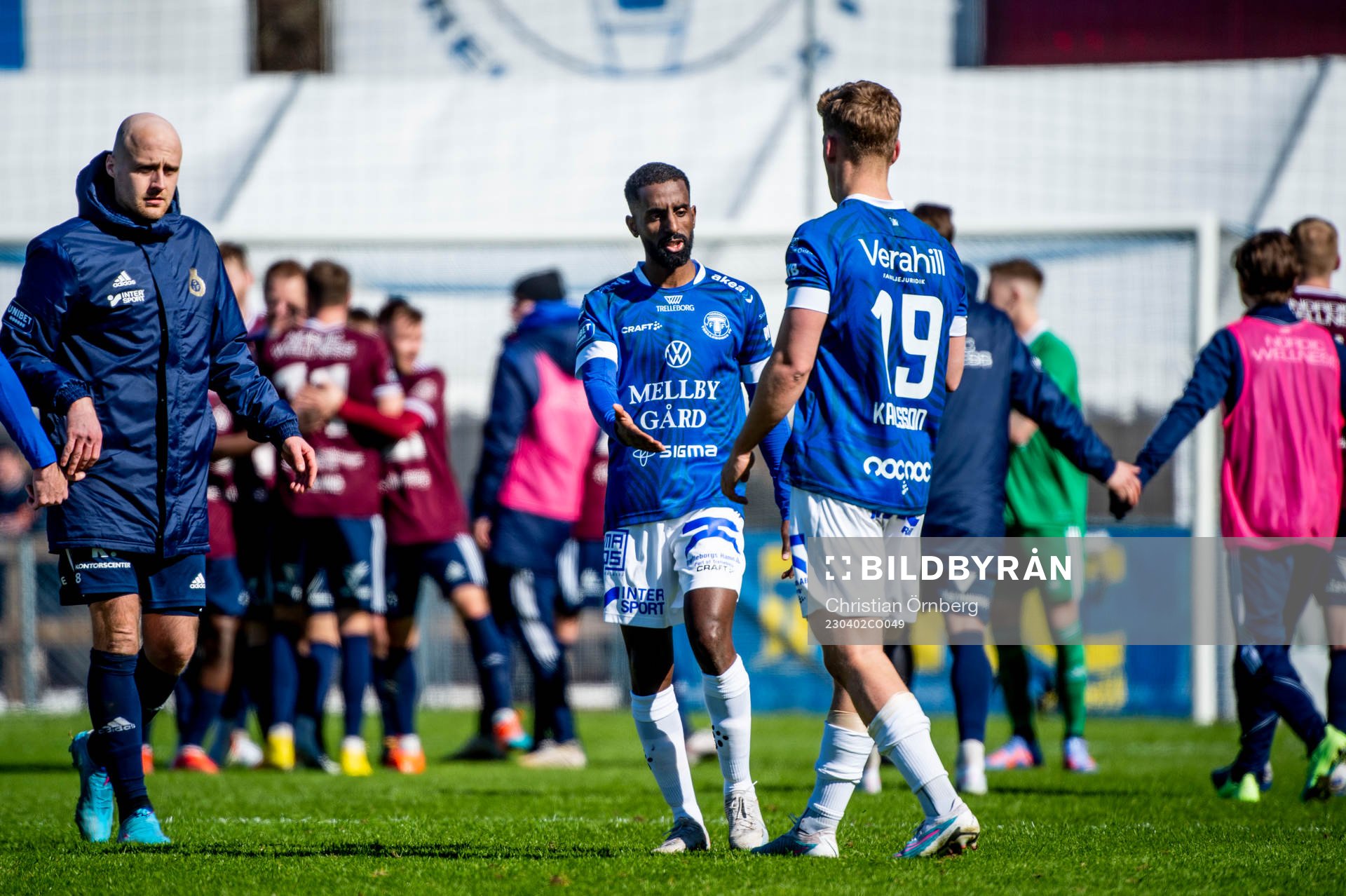Trelleborgs Tobias Karlsson och Tobias Karlsson  deppar