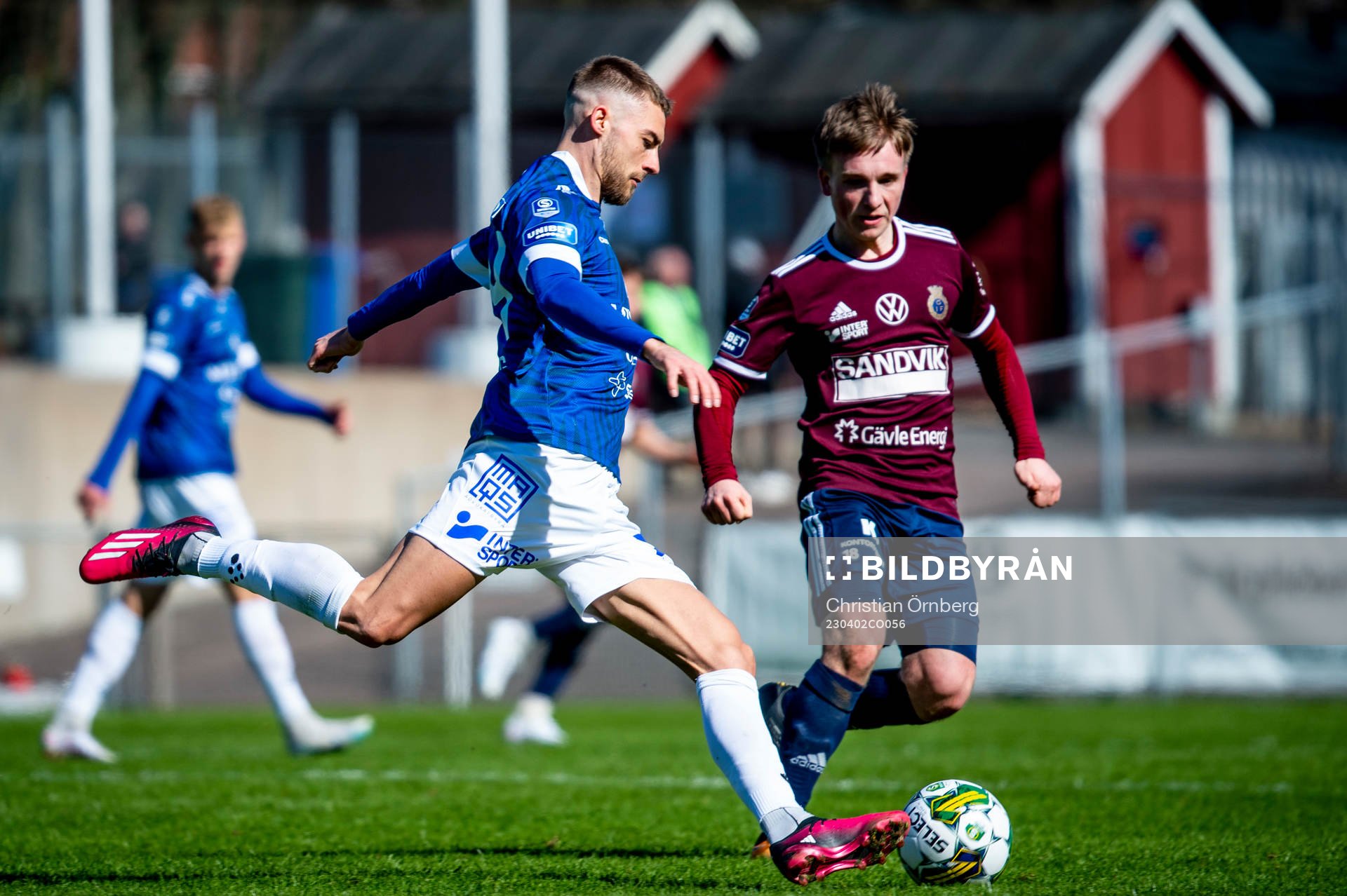 Trelleborgs Felix Hörberg mot Gefles Constantino Capotondi