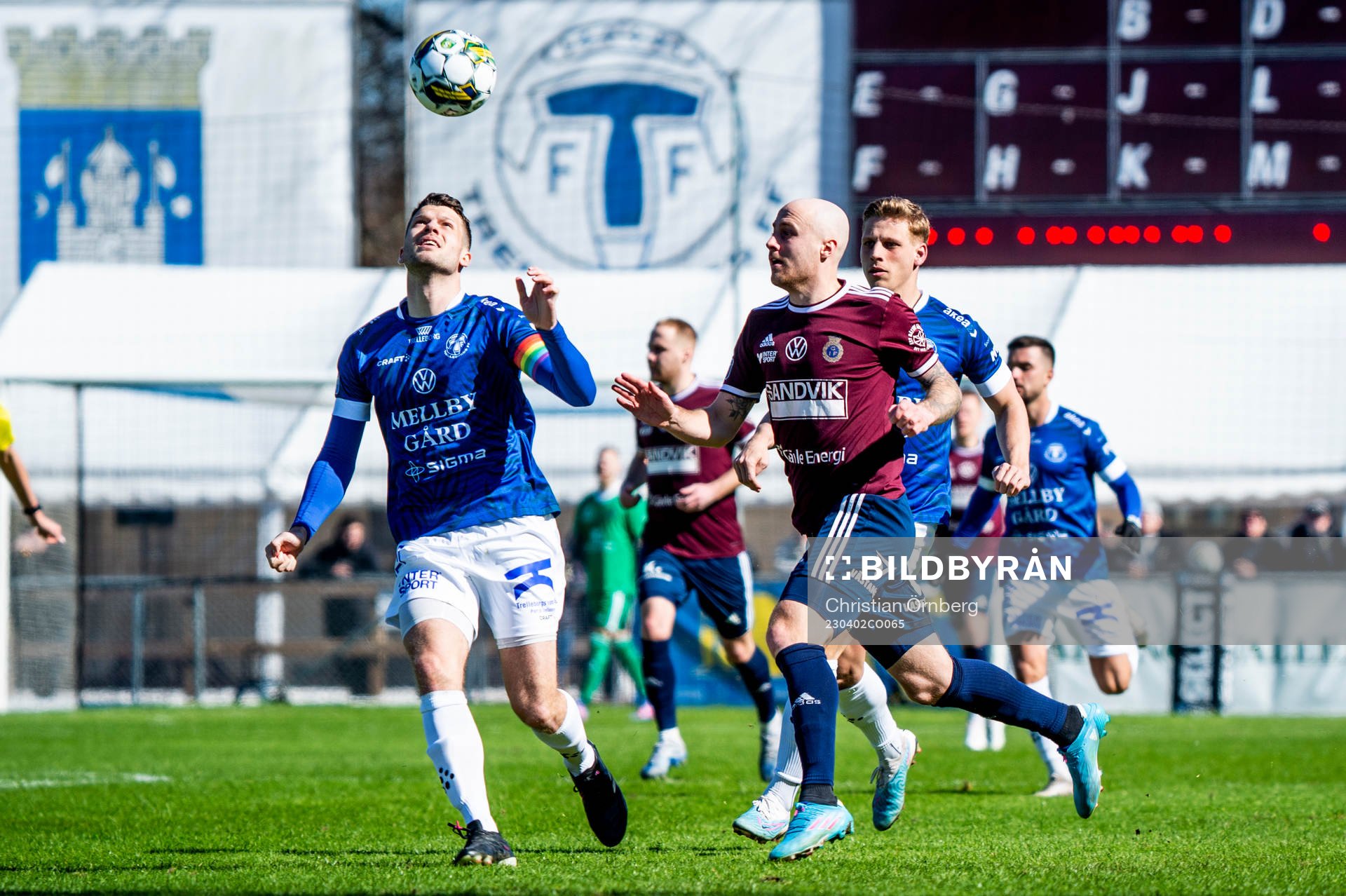 Trelleborgs Mattias Andersson mot Gefles Anton Lundin