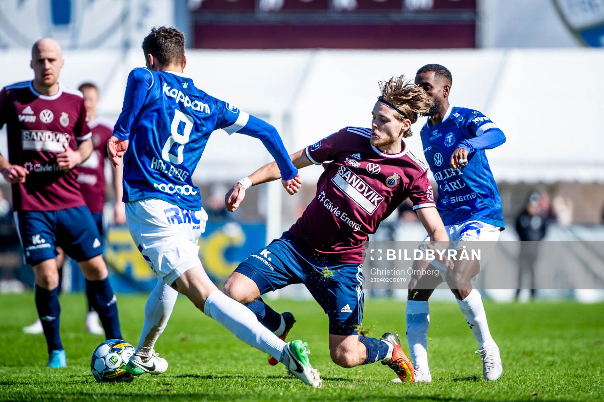 Trelleborgs Herman Hallberg mot Gefles Daniel Eliasson
