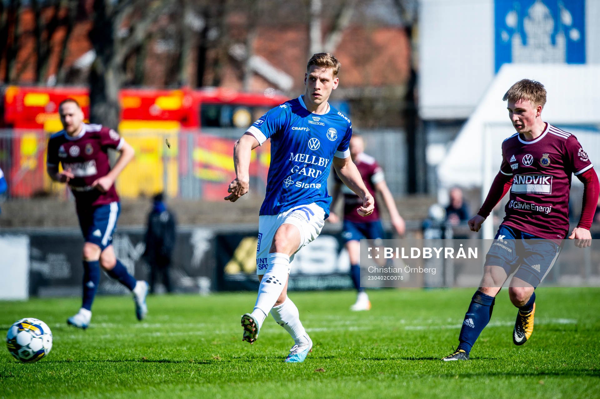 Trelleborgs Tobias Karlsson och Gefles Christoffer Aspgren