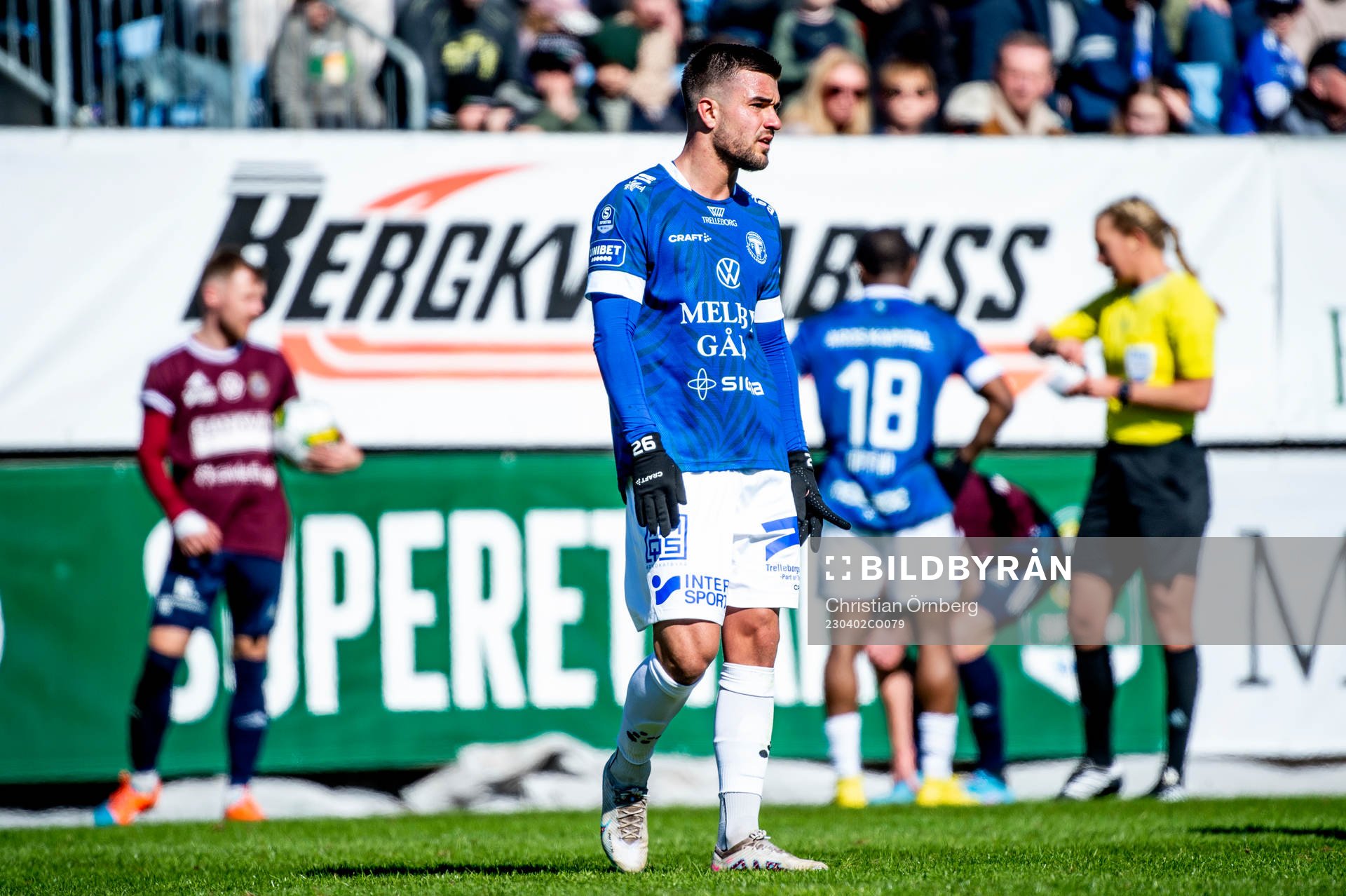 Trelleborgs Haris Brkic deppar