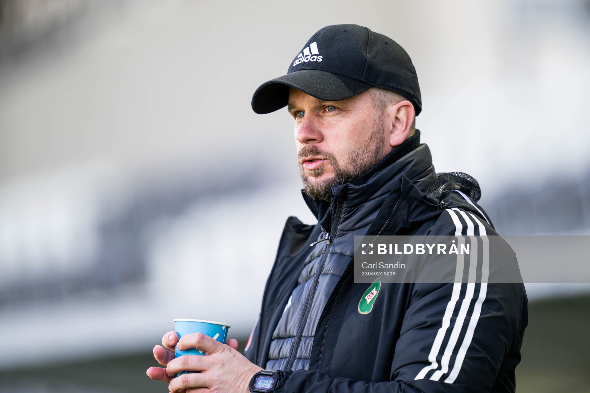 Skövde AIKs tränare Tobias Linderoth