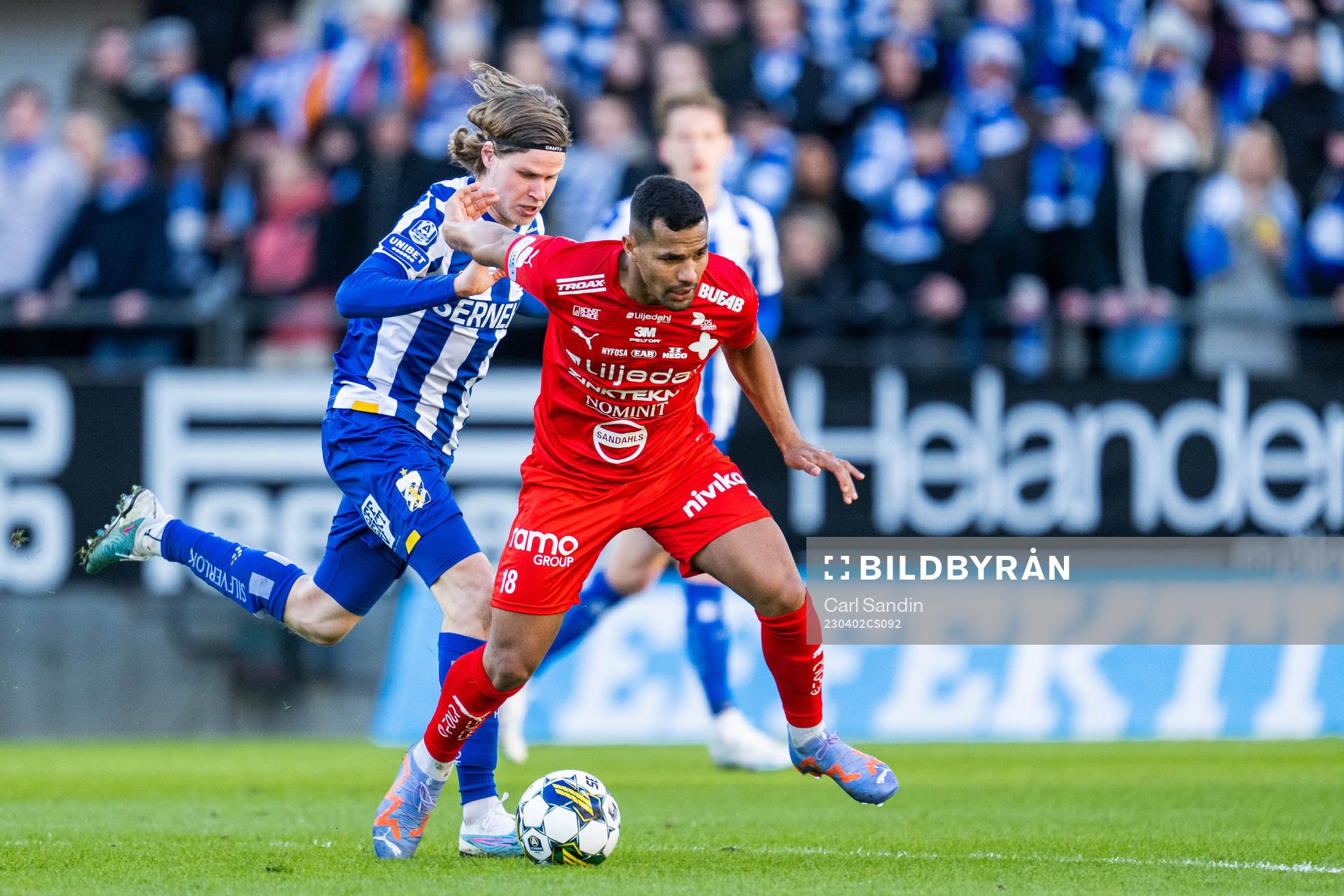 IFK Göteborgs Gustaf Norlin och Värnamos Wenderson