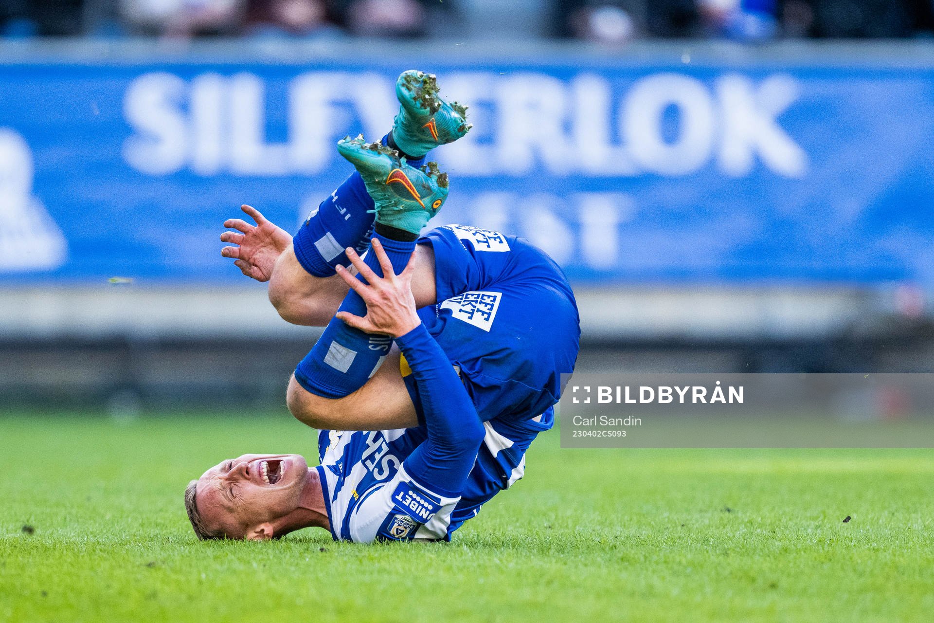 IFK Göteborgs Sebastian Ohlsson har ont