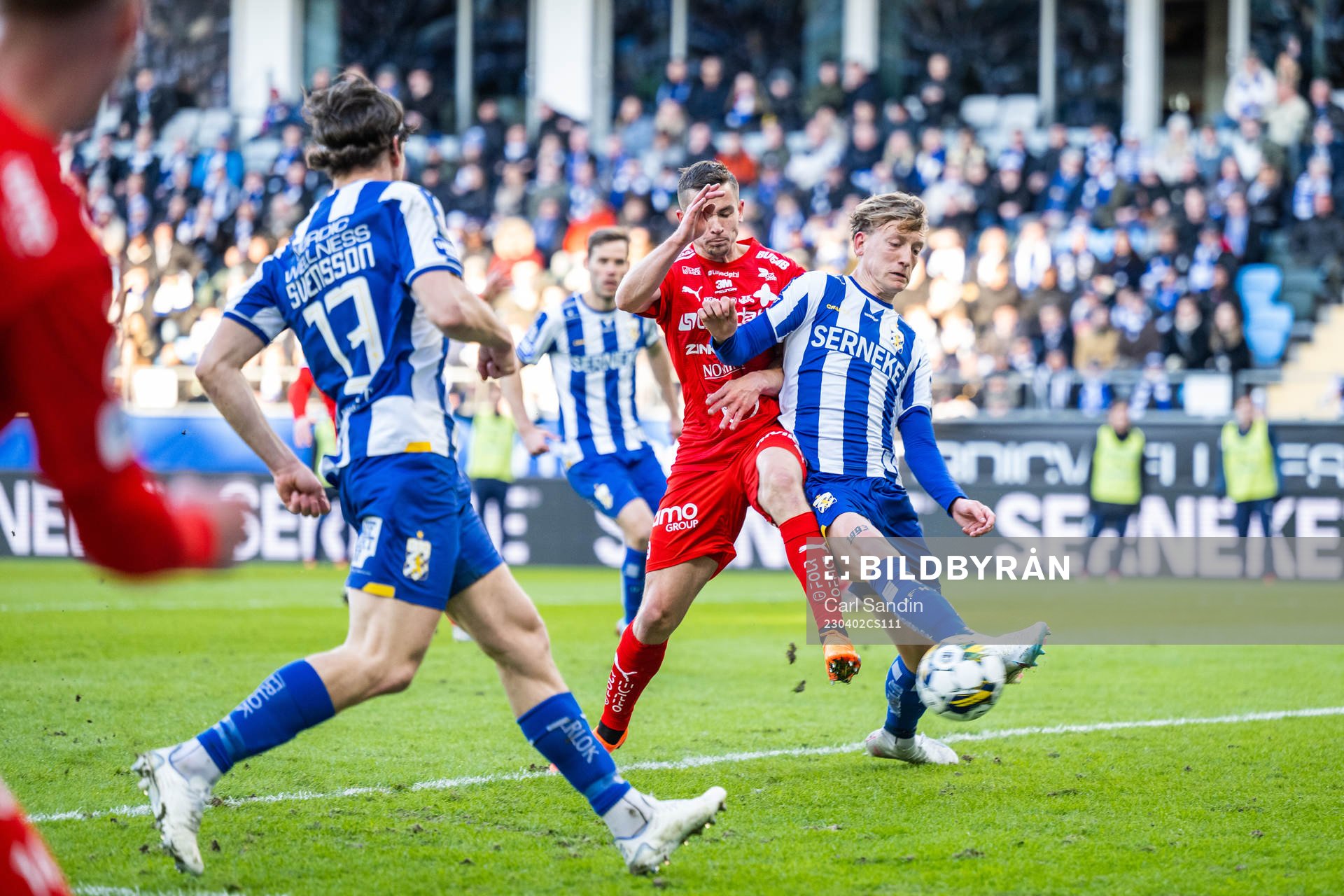 Värnamos Oscar Johansson och IFK Göteborgs Sebastian