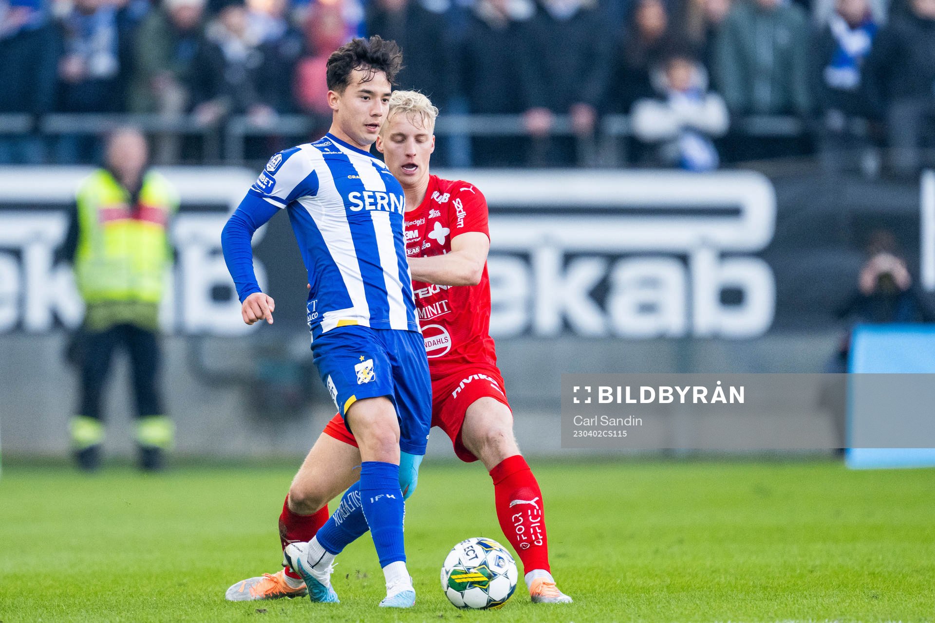 IFK Göteborgs Hussein Carneil och Värnamos Victor Larsson