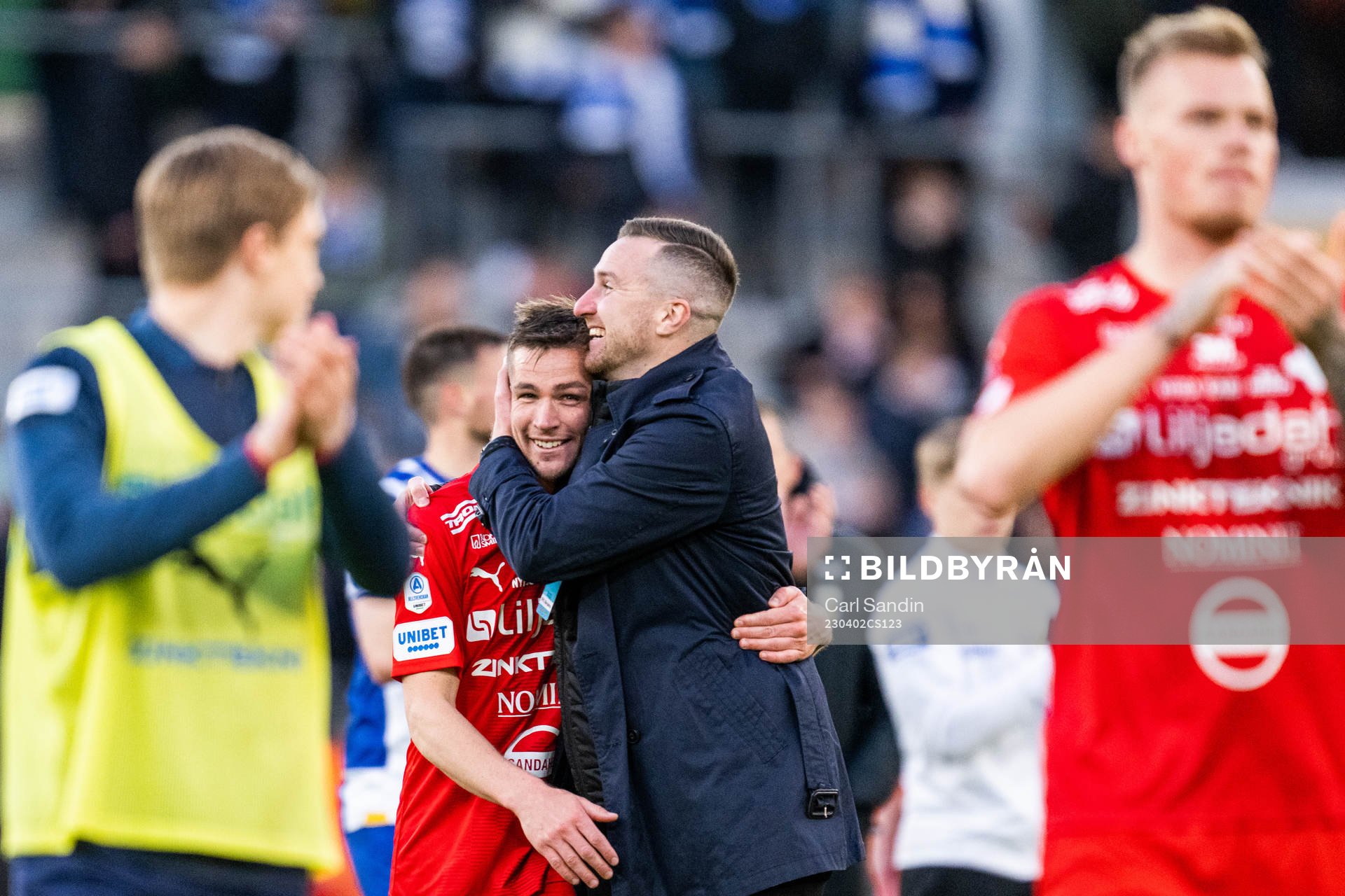 Värnamos Oscar Johansson jublar