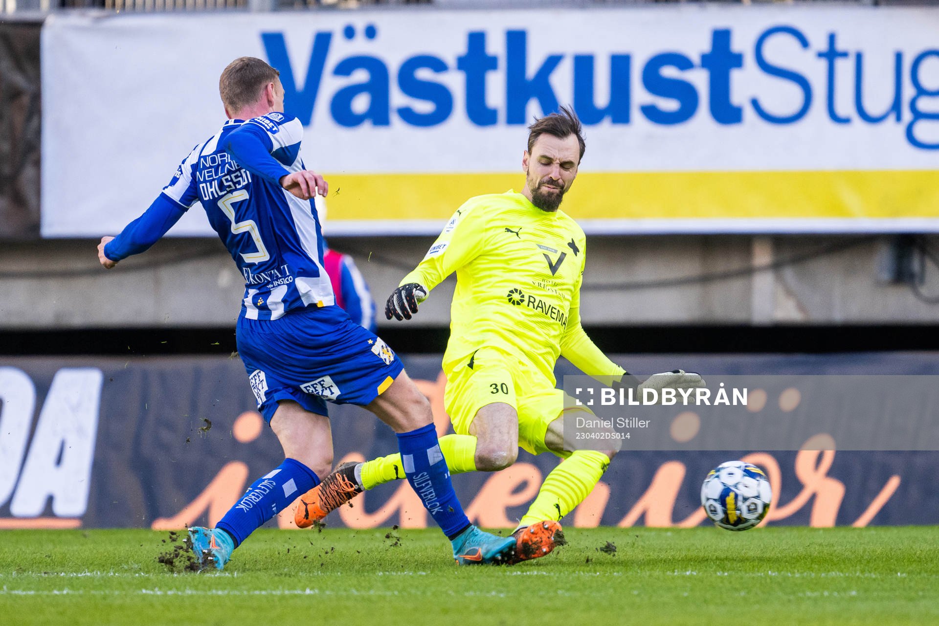 IFK Göteborgs Sebastian Ohlsson och Värnamos målvakt